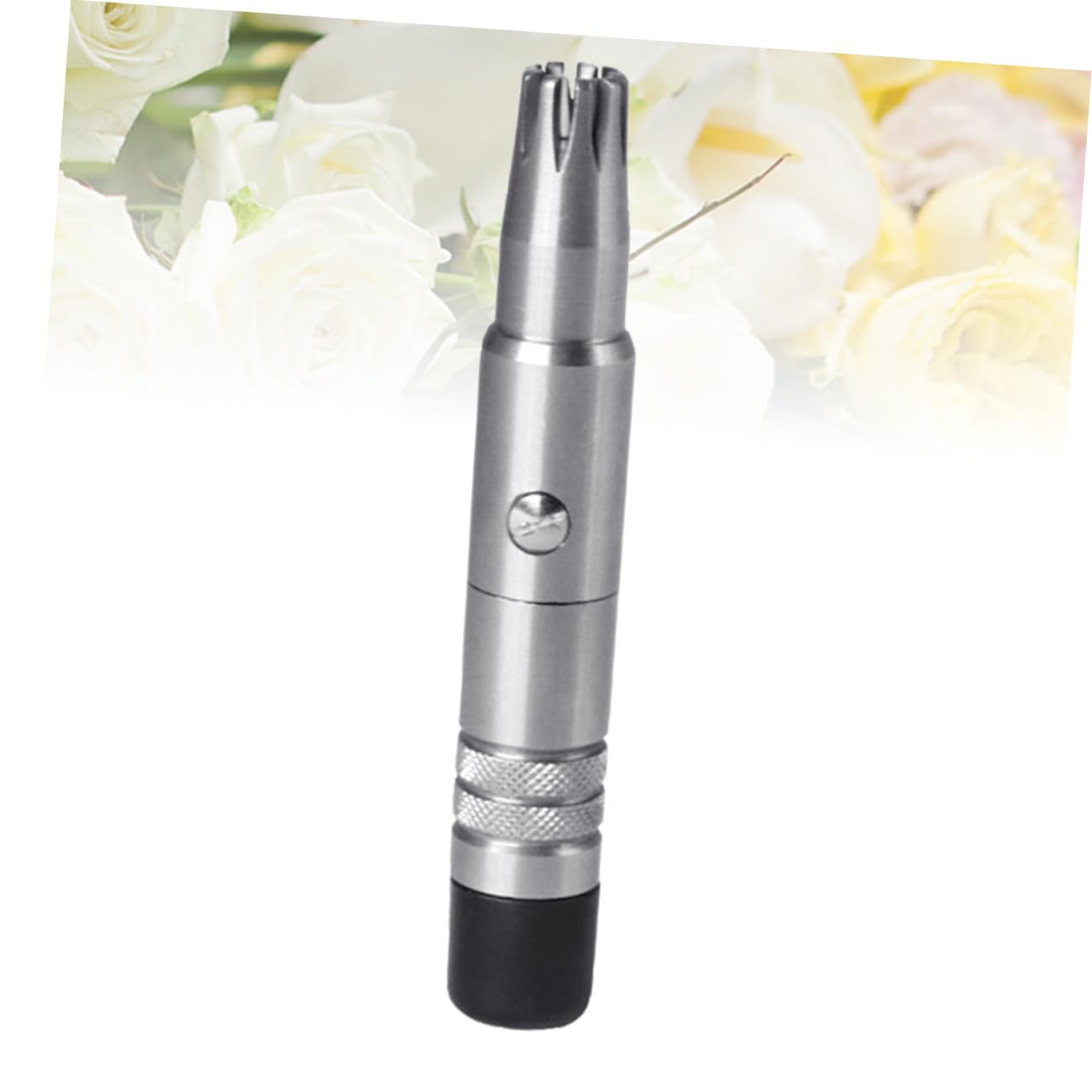 Veemoon 2-in-1 Electric Razor for Women & Men - Rechargeable Ladies Shaver & Nose Hair Trimmer, Portable Smooth Skin Hair Removal, Sleek Silver Design - Perfect for Travel, Home Use & Personal Grooming