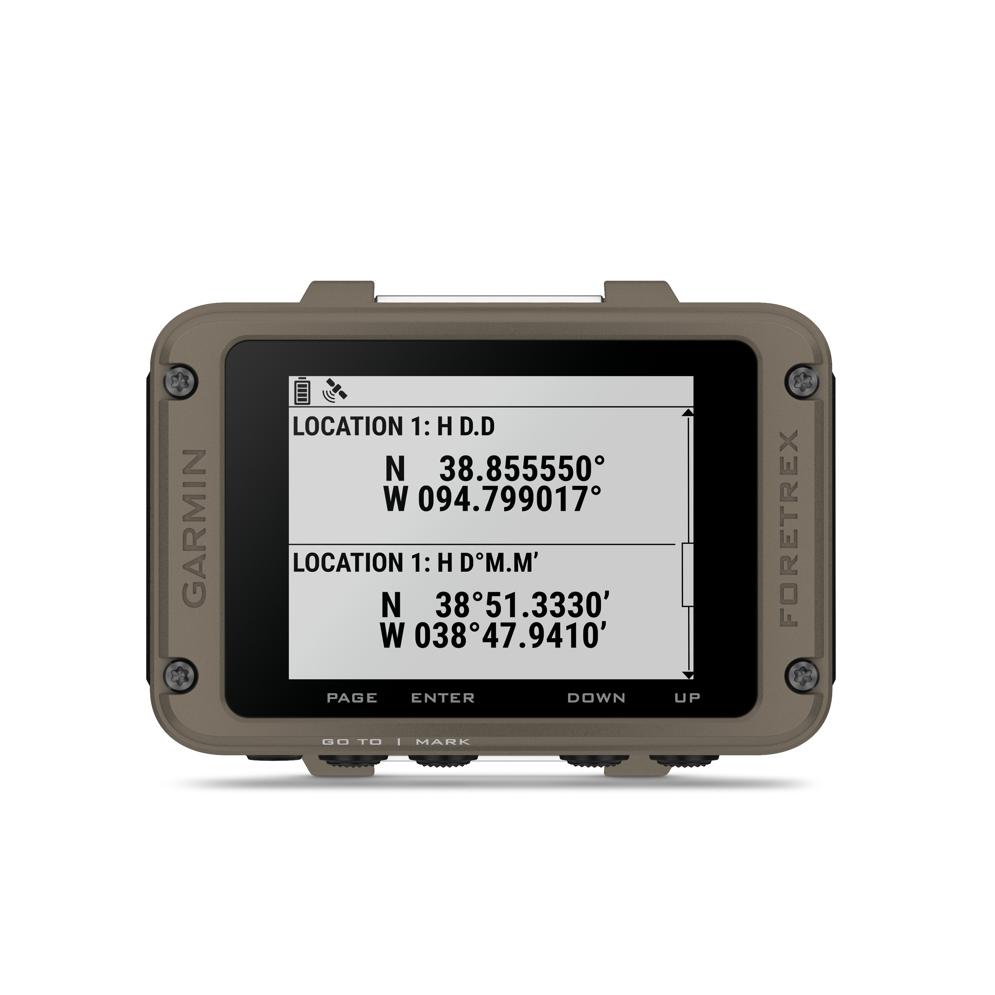 Garmin Foretrex 901 Military GPS Navigator - Waterproof Hiking & Tactical Watch with NVG Compatibility for Outdoor Adventures & Night Operations