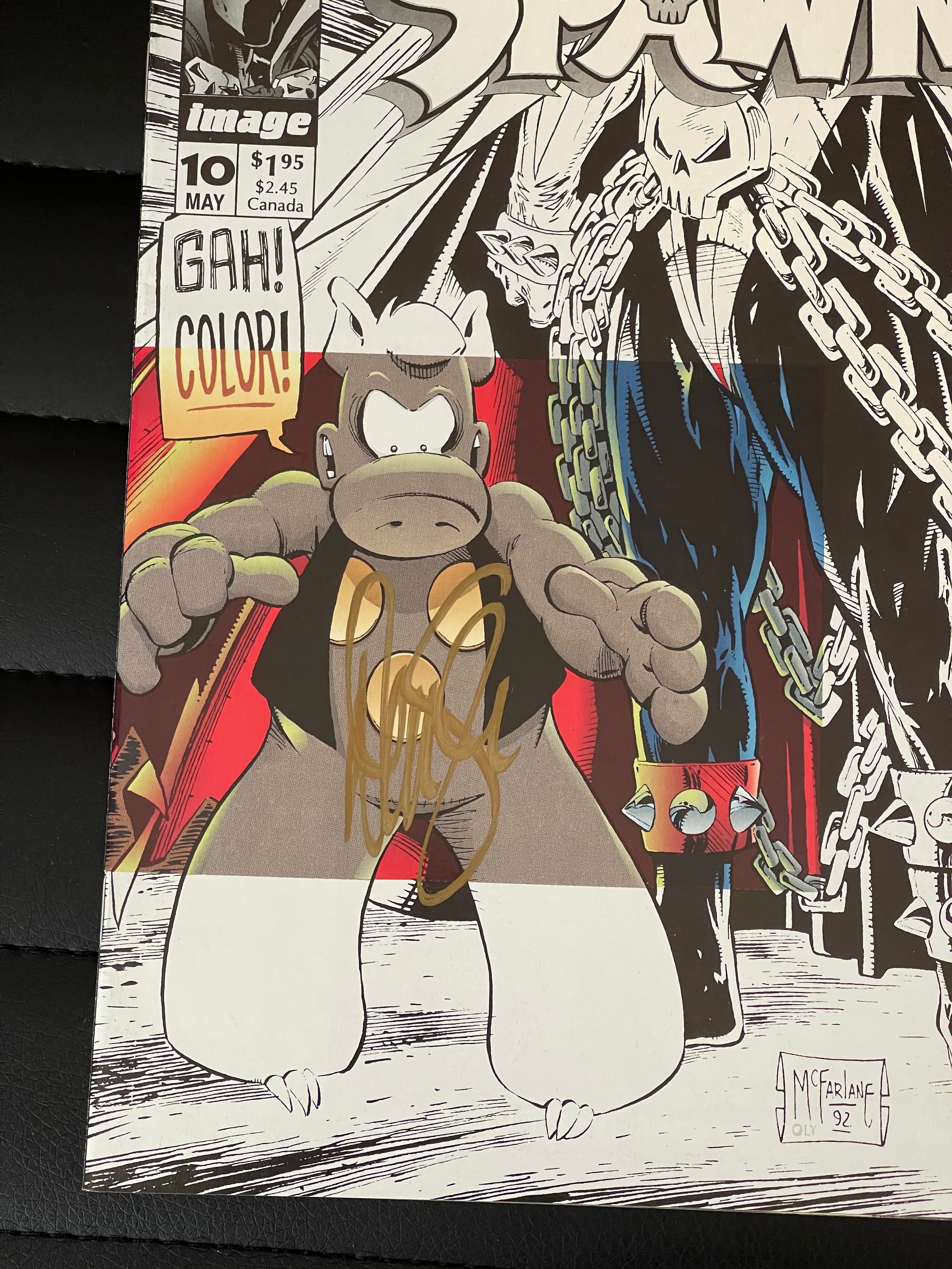 Spawn #10 Comic Book - High Grade Autographed by Dave Sim with COA - Rare Collectible for Comic Fans & Investors | Perfect for Display, Gifts & Collections