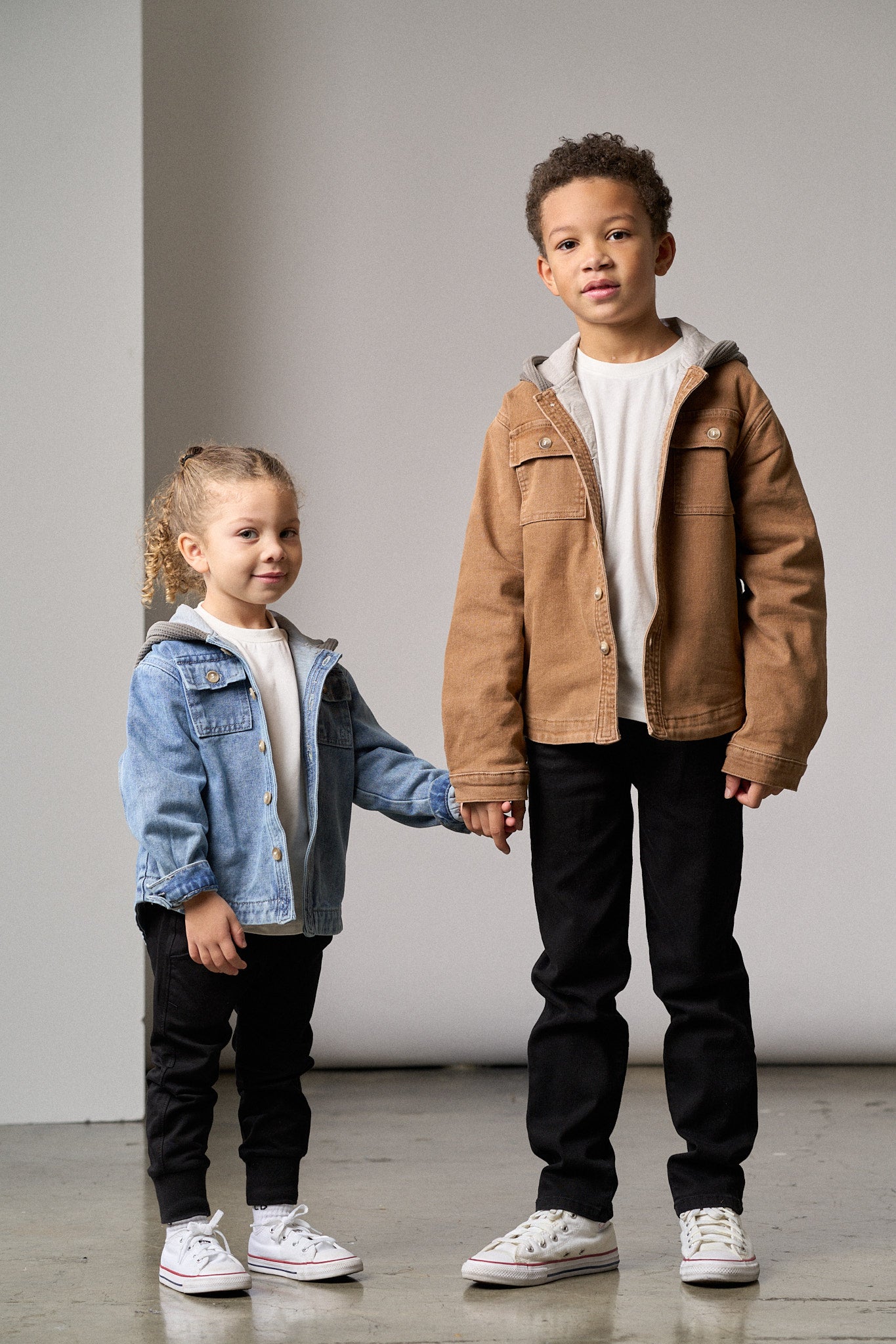 Men's Hooded Denim Shacket Jacket in Camel Color - Stylish Casual Outerwear for Fall & Winter | Perfect for Streetwear, Layering, and Outdoor Activities