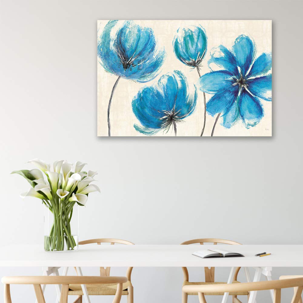Wall26 Canvas Wall Art - Stunning Flower Giclee Painting, 16x24 Inches, Perfect for Bedroom, Living Room, and Home Decor