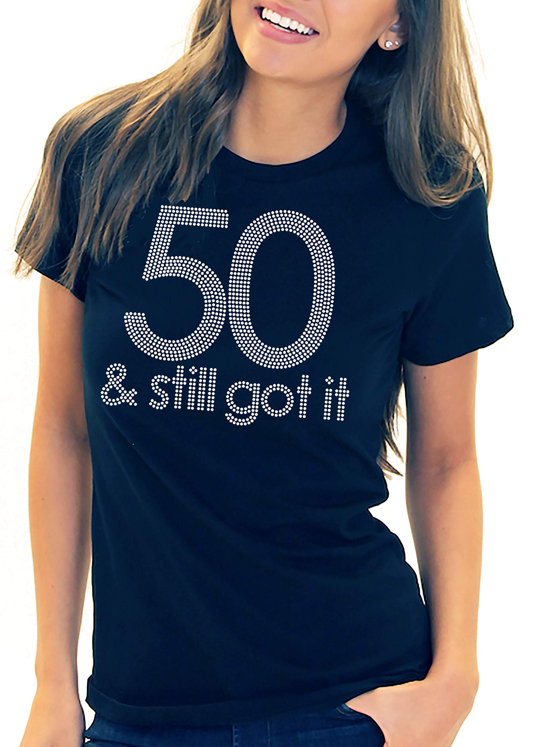50th Birthday Shirts for Women - Funny & Elegant 50th Birthday Party Gifts - Milestone Birthday Celebration Supplies - Perfect for Birthday Parties, Surprise Gifts & Special Occasions
