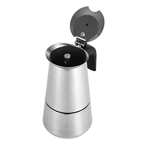 Stainless Steel Stovetop Coffee Maker - 2 Cup Percolator for Home & Office
