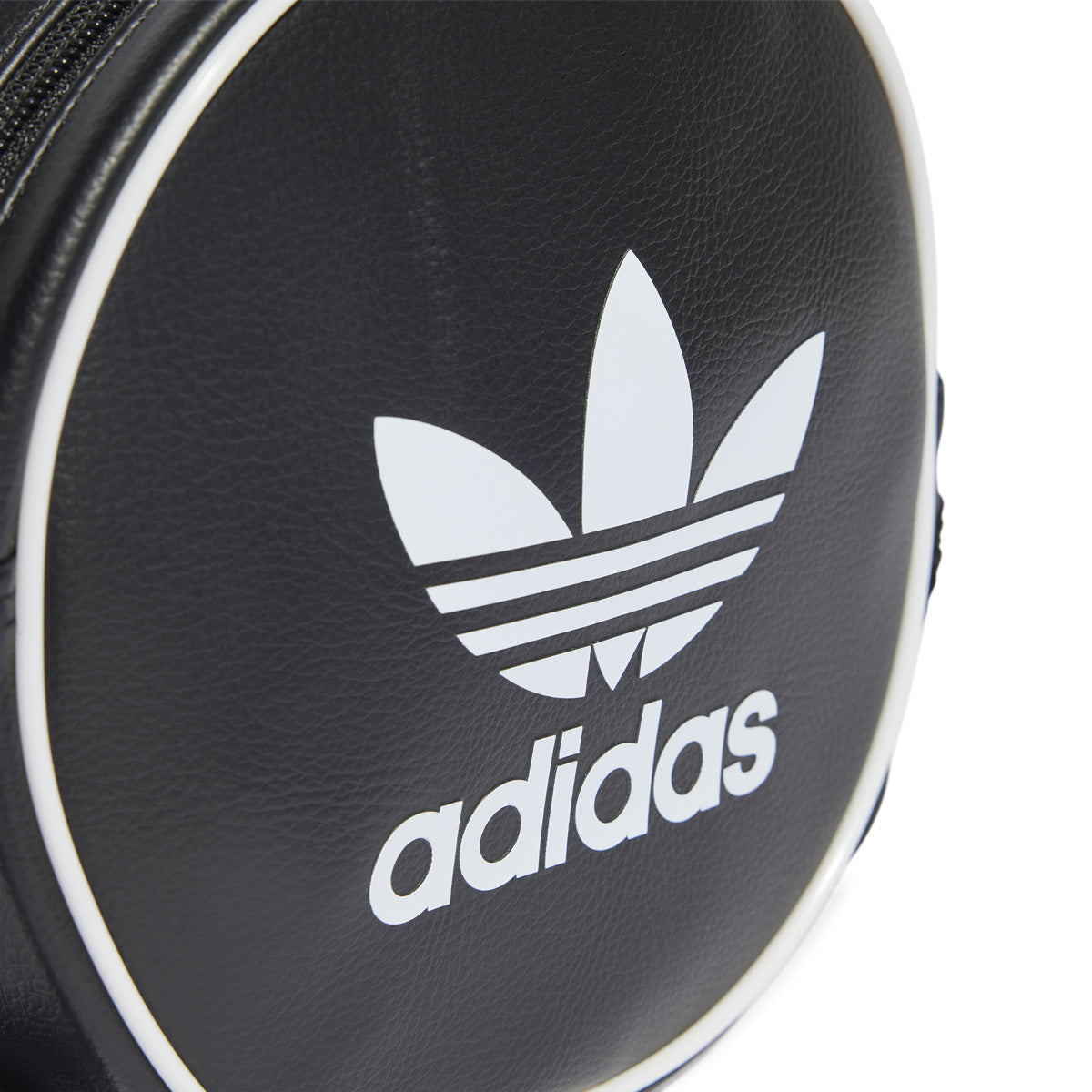Adicolour Classic Round Bag - Stylish & Durable Black Crossbody Purse for Women | Perfect for Travel, Shopping & Everyday Use