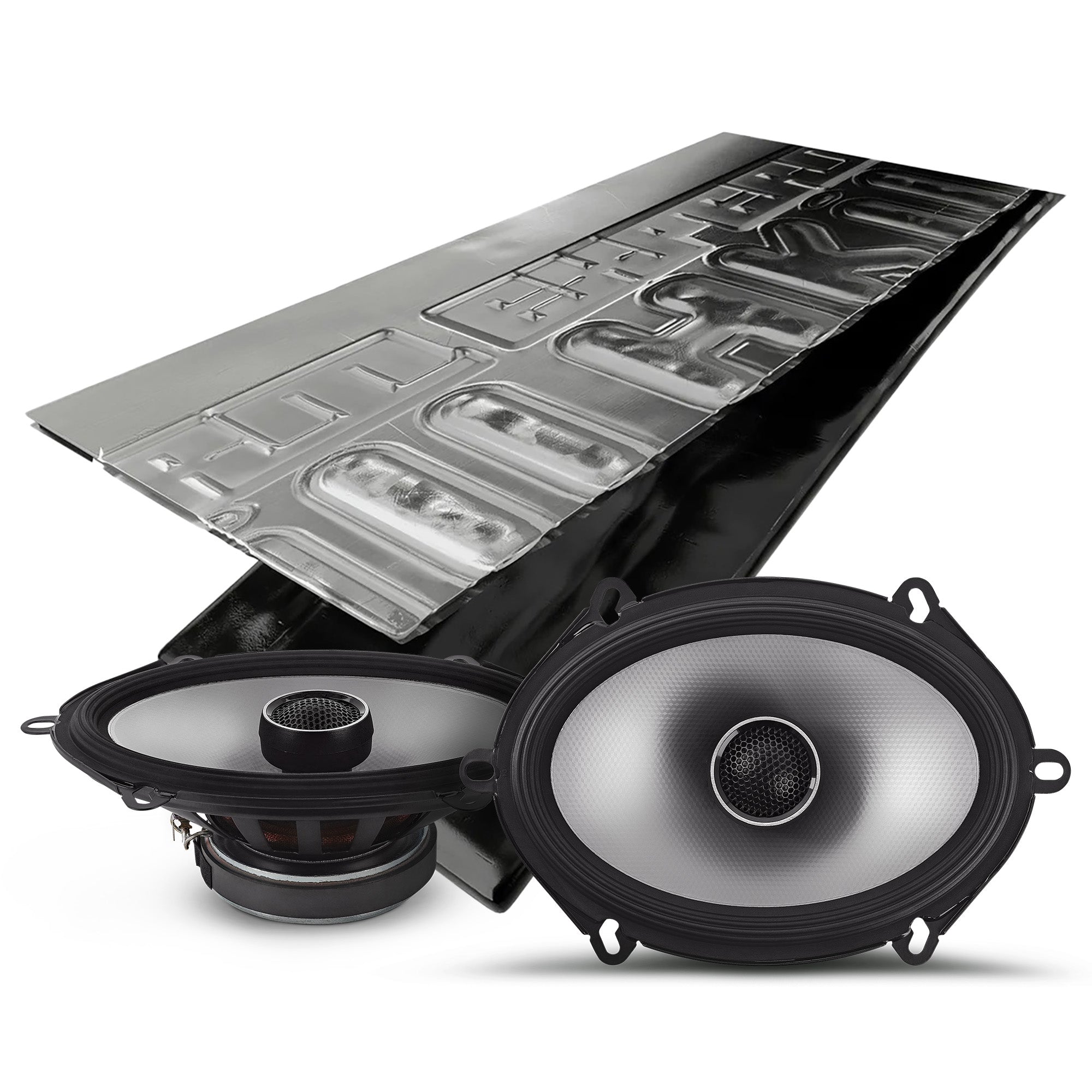 Alpine S2 S68 6x8 Inch 2-Way High Resolution Car Speakers with Sound Damping Kit - Premium Audio Upgrade for Trucks, SUVs & Sedans - Perfect for Road Trips & Music Lovers