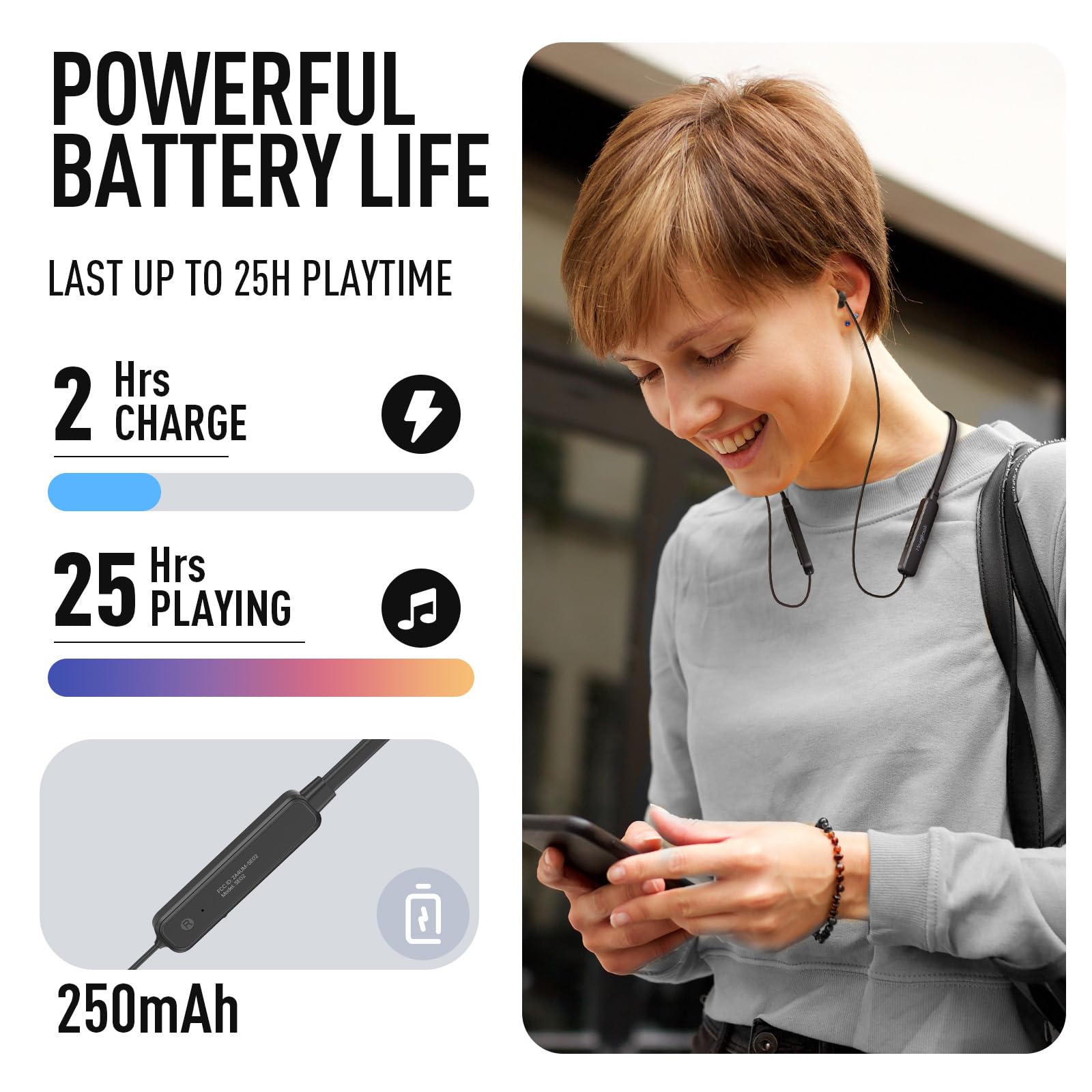 Hearprotek Wireless Bluetooth 5.4 Headphones - Ultra Soft Lightweight Sleep Earbuds with 25+ Hour Battery Life for Side Sleepers | Perfect for Sleeping, Relaxation, Meditation & Travel