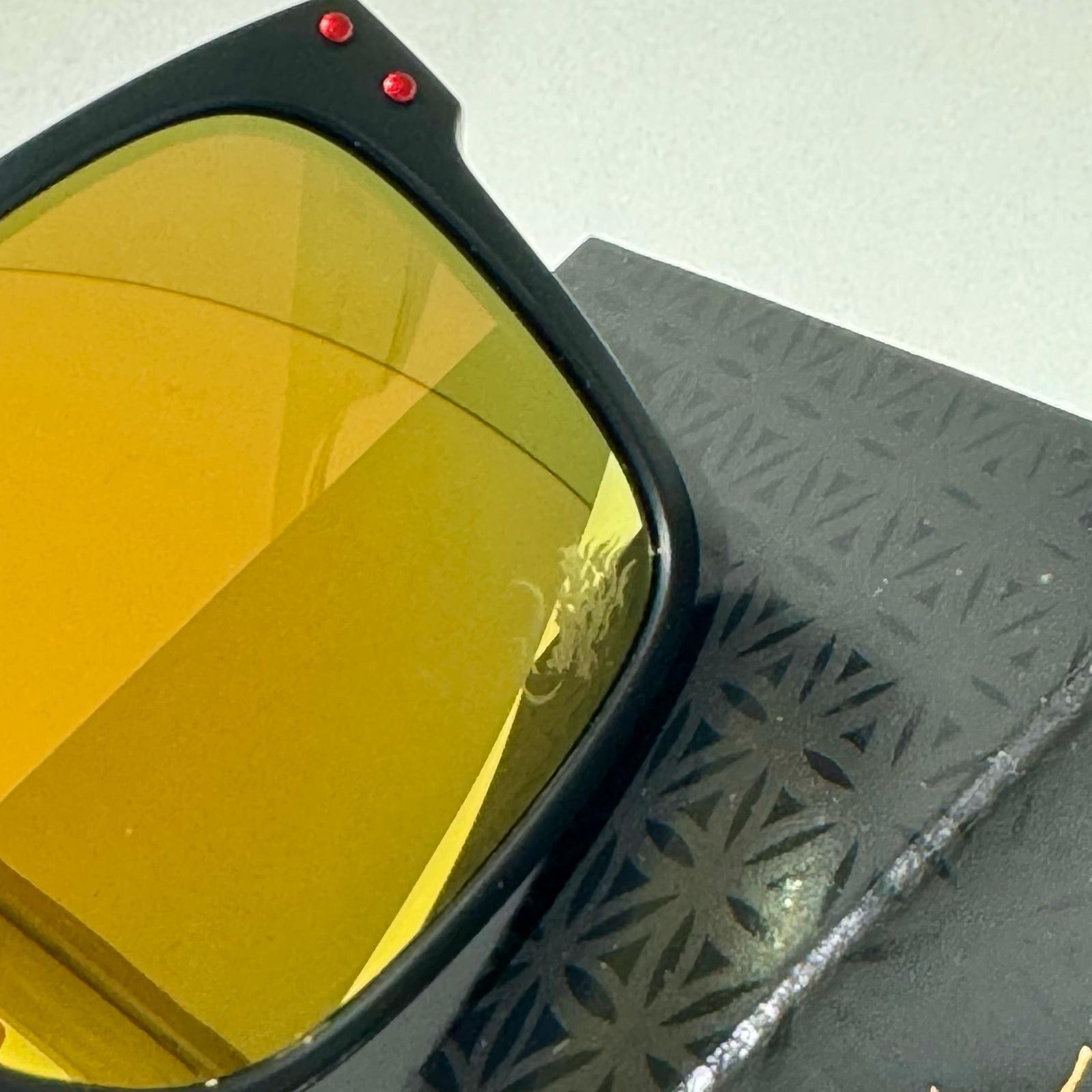 Oakley Holbrook Sunglasses Matte Black with Prizm 24K Polarized Lenses - Model 0OO9244 924475 - Perfect for Outdoor Sports, Driving & Everyday Wear