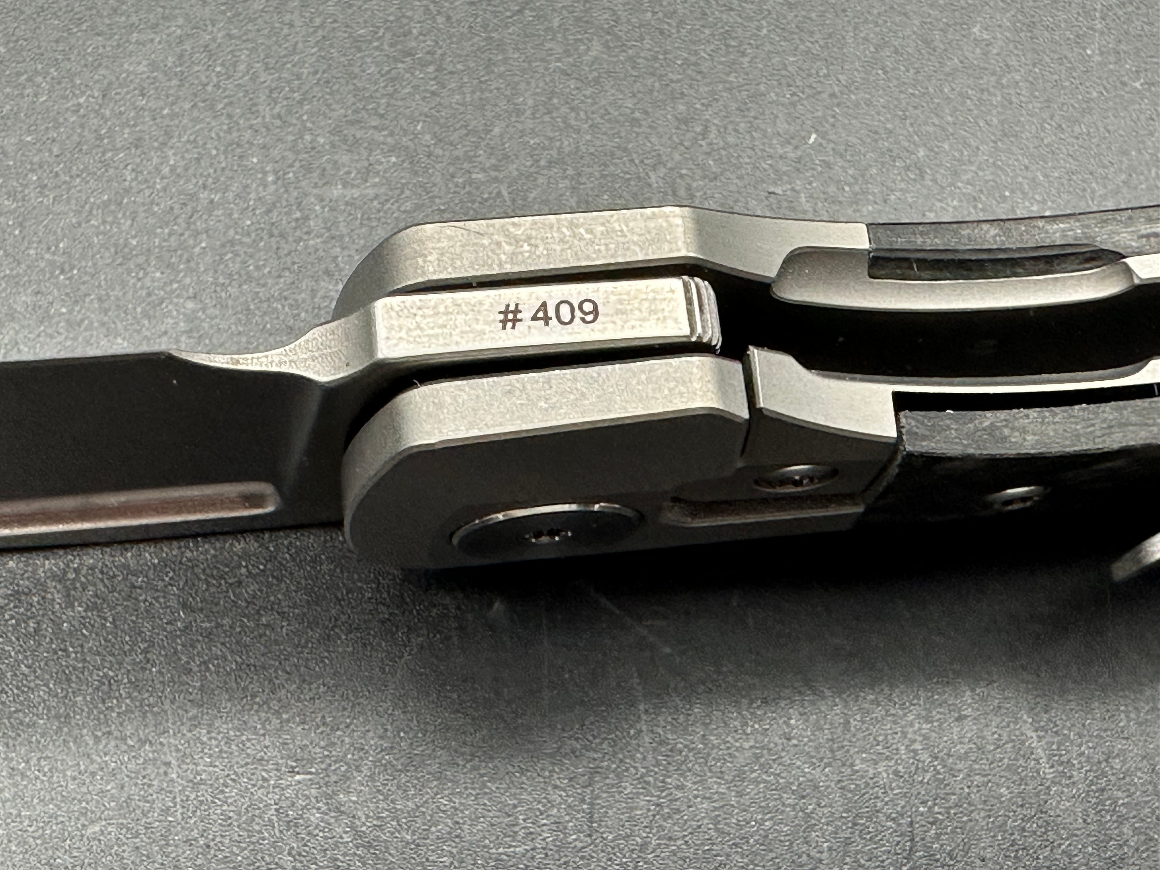 Spyderco Stovepipe Frame Lock Folding Knife - Titanium Handle, 2.8