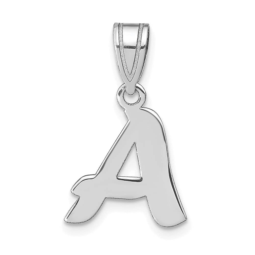 14K Gold Polished Script Letter Initial Pendant Necklace for Women - Personalized Name Jewelry, Dainty Alphabet Charm, Gift for Her - Perfect for Birthdays, Anniversaries & Everyday Elegance