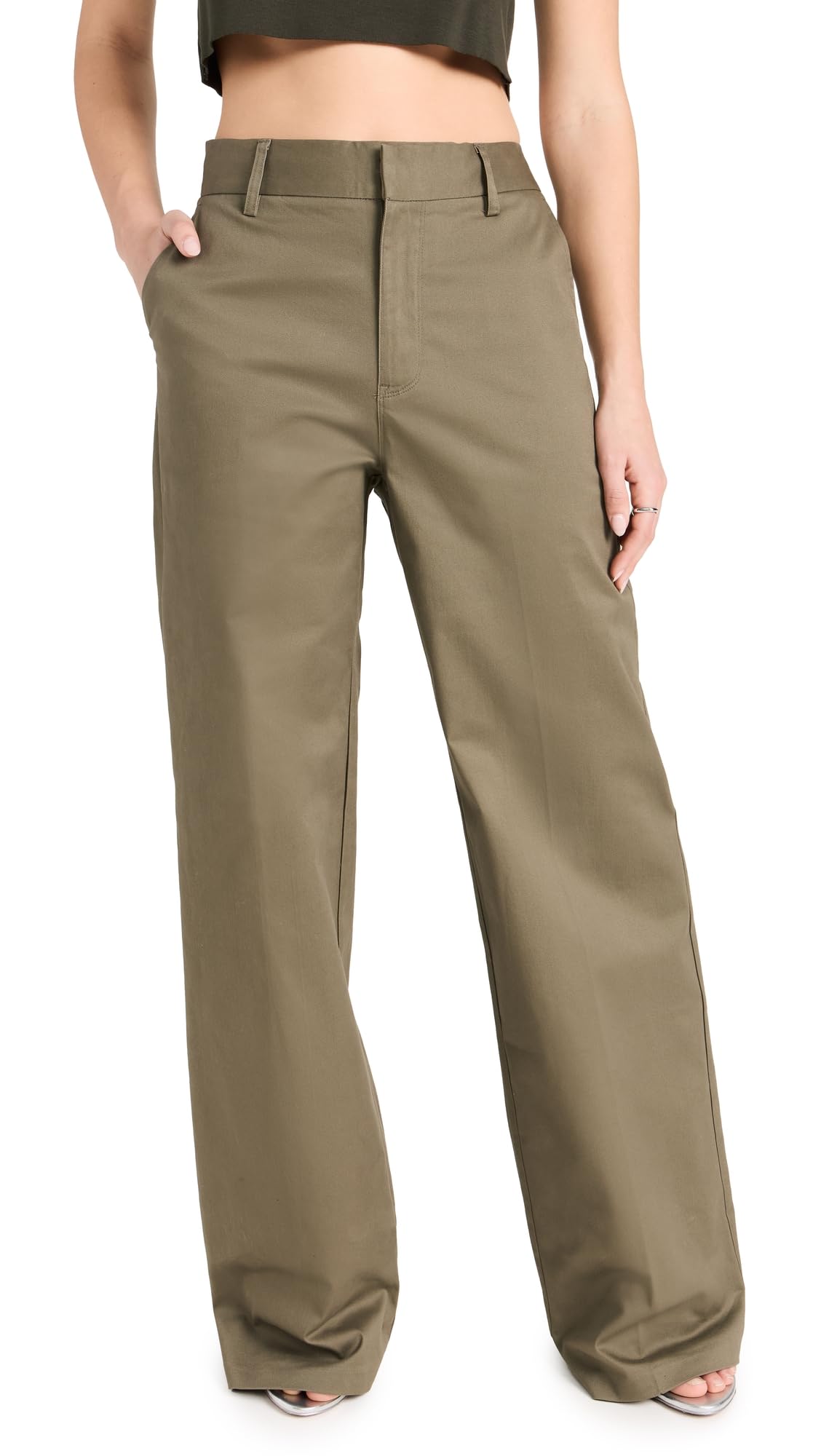 Good American Women's Good Skate Pants - High Waisted Stretch Denim Pants for Skating, Casual Wear & Street Style | Perfect for Skateboarding, Everyday Outfits & Fashion Looks