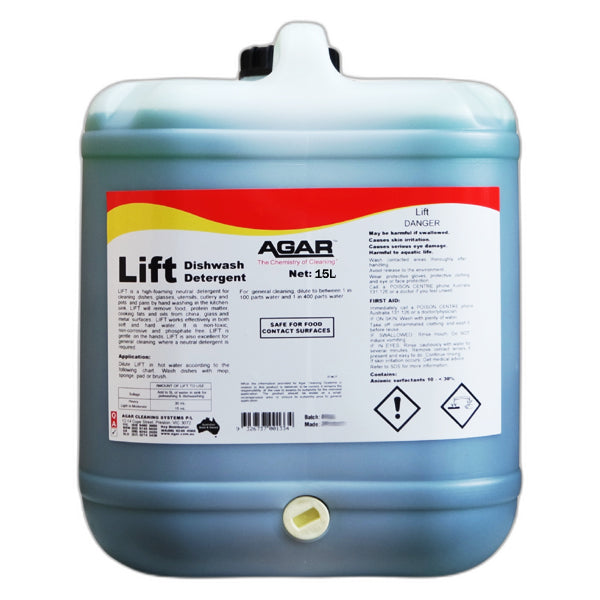 Agar Lift Dishwashing Detergent - Powerful & Eco-Friendly Liquid Soap for Hand Washing Dishes - Perfect for Kitchen, Camping & RV Use