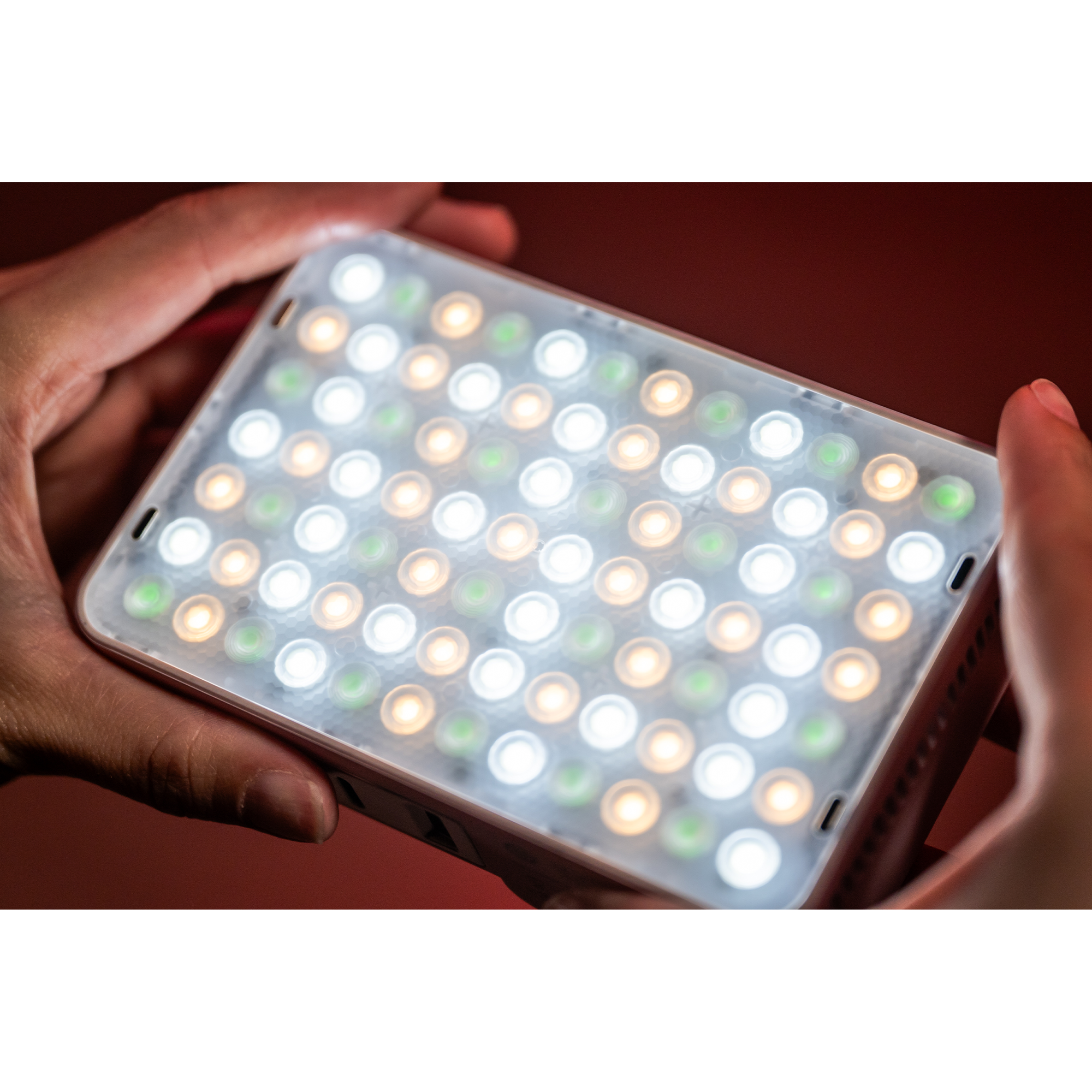 Amaran Ace 25c Compact RGB LED Light Panel - All-in-One Creator Kit (Gray) for YouTube, TikTok & Photography Lighting - Perfect for Content Creators, Vloggers & Studio Use