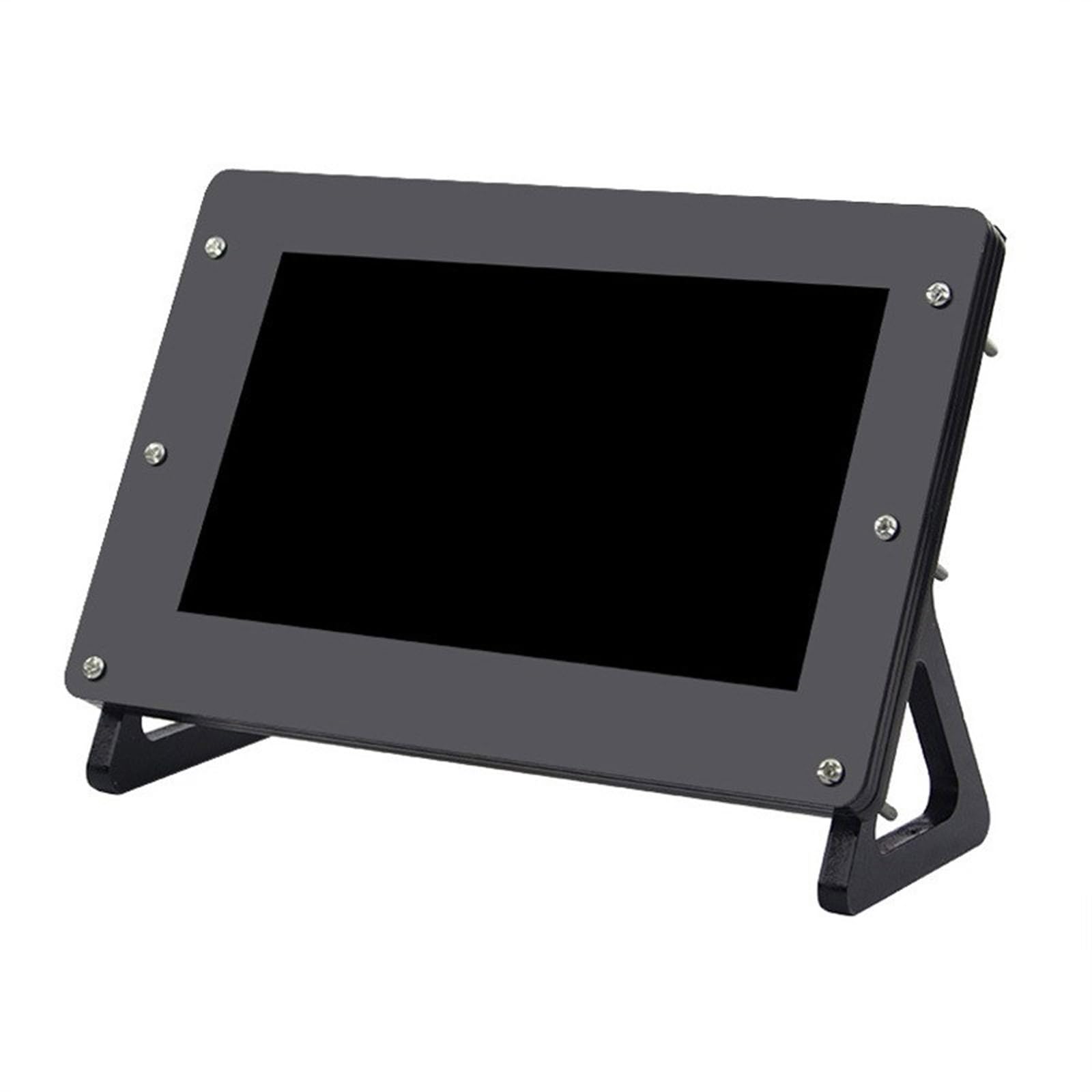 7-Inch Touch Screen Monitor Case - Black Acrylic Shell for 1920x1080 LCD Display | Durable Housing for PC, Raspberry Pi & DIY Projects | Perfect for Digital Signage, Kiosks & Embedded Systems