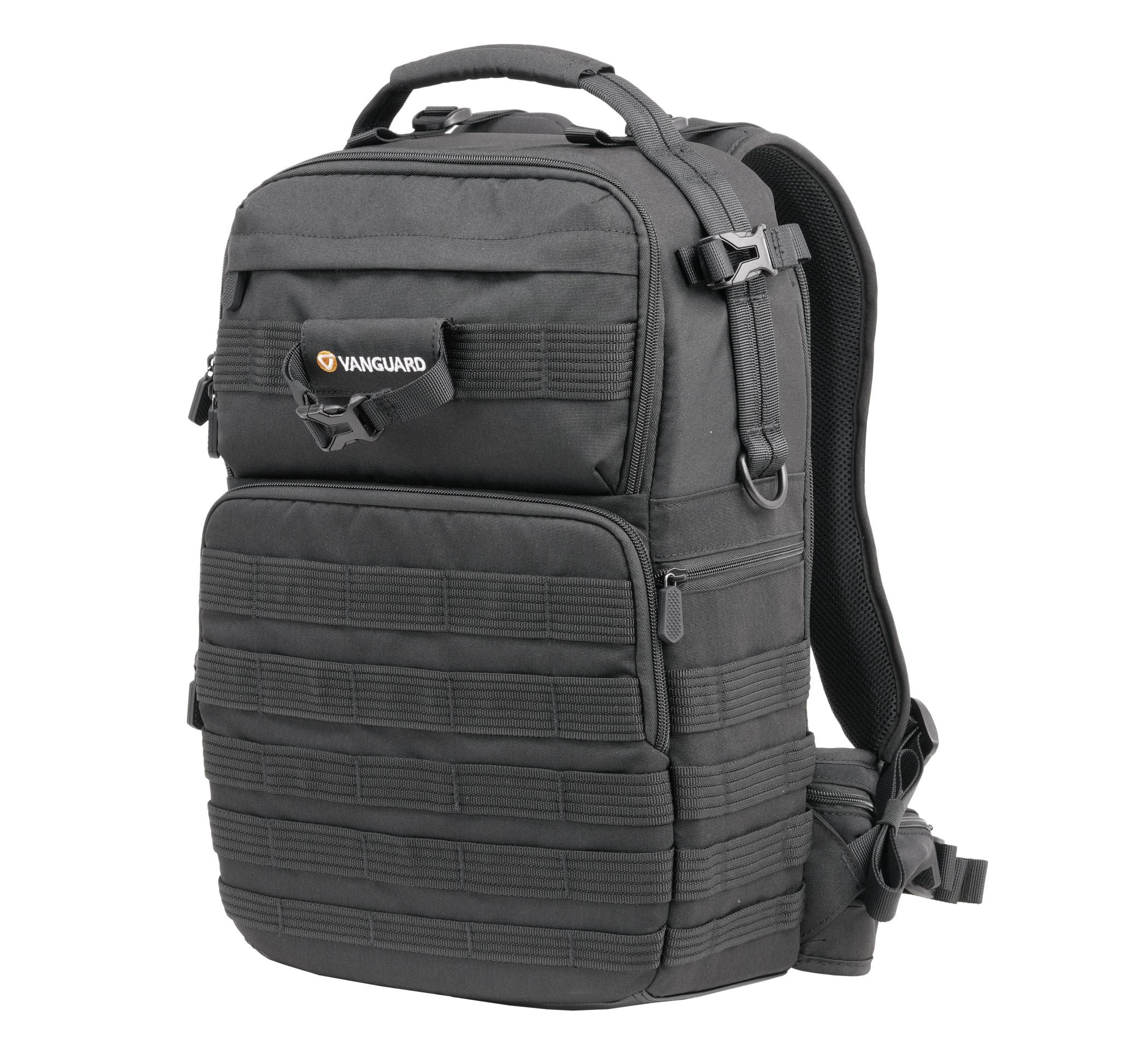 VEO RANGE T 45M BK Waterproof Travel Backpack - 45L Large Capacity Hiking Backpack with USB Charging Port, Black - Perfect for Outdoor Adventures, Camping & Business Travel