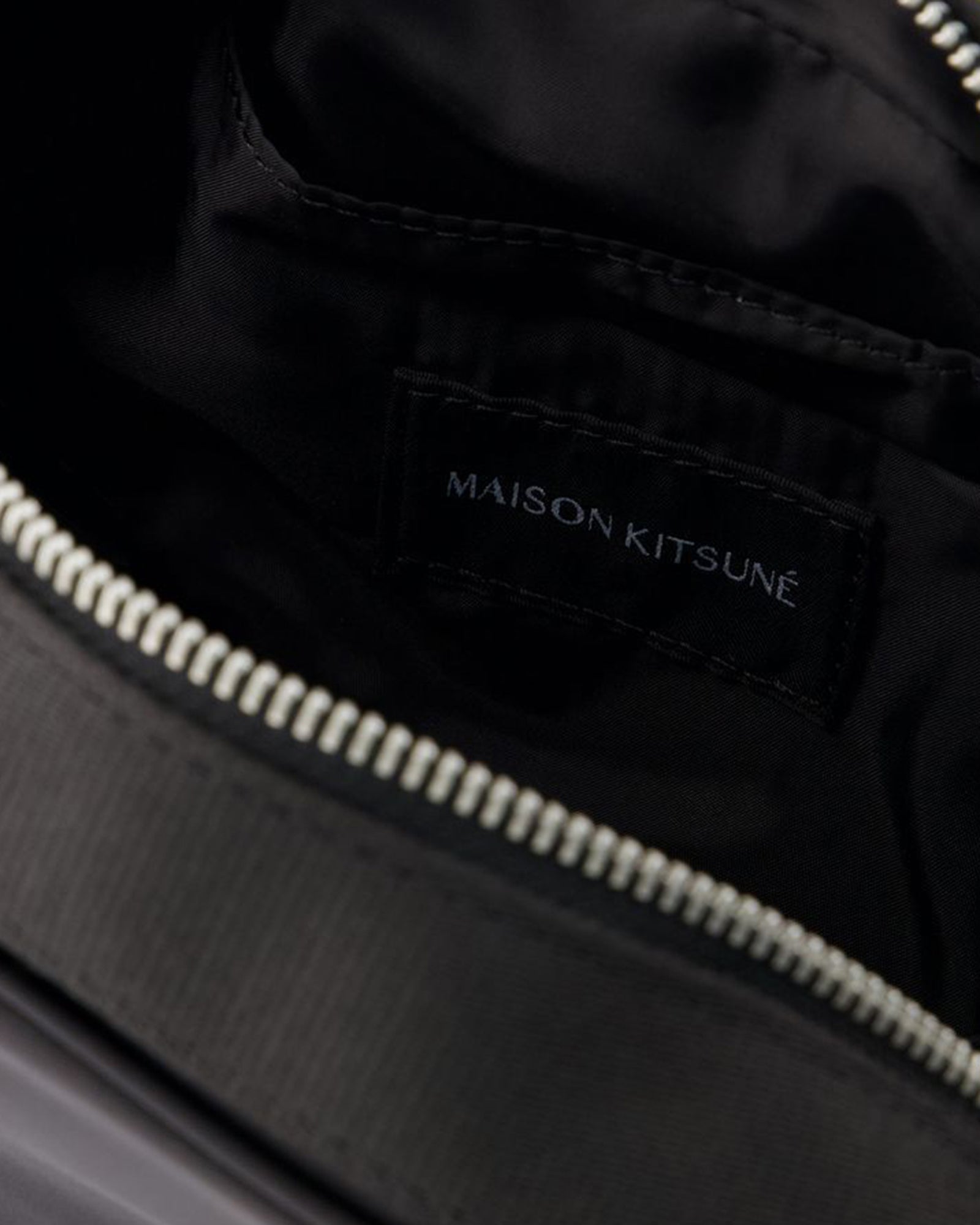 Maison Kitsune Synthetic Black Belt Bag for Travel - Stylish Waist Pack for Hiking, Concerts & Daily Use