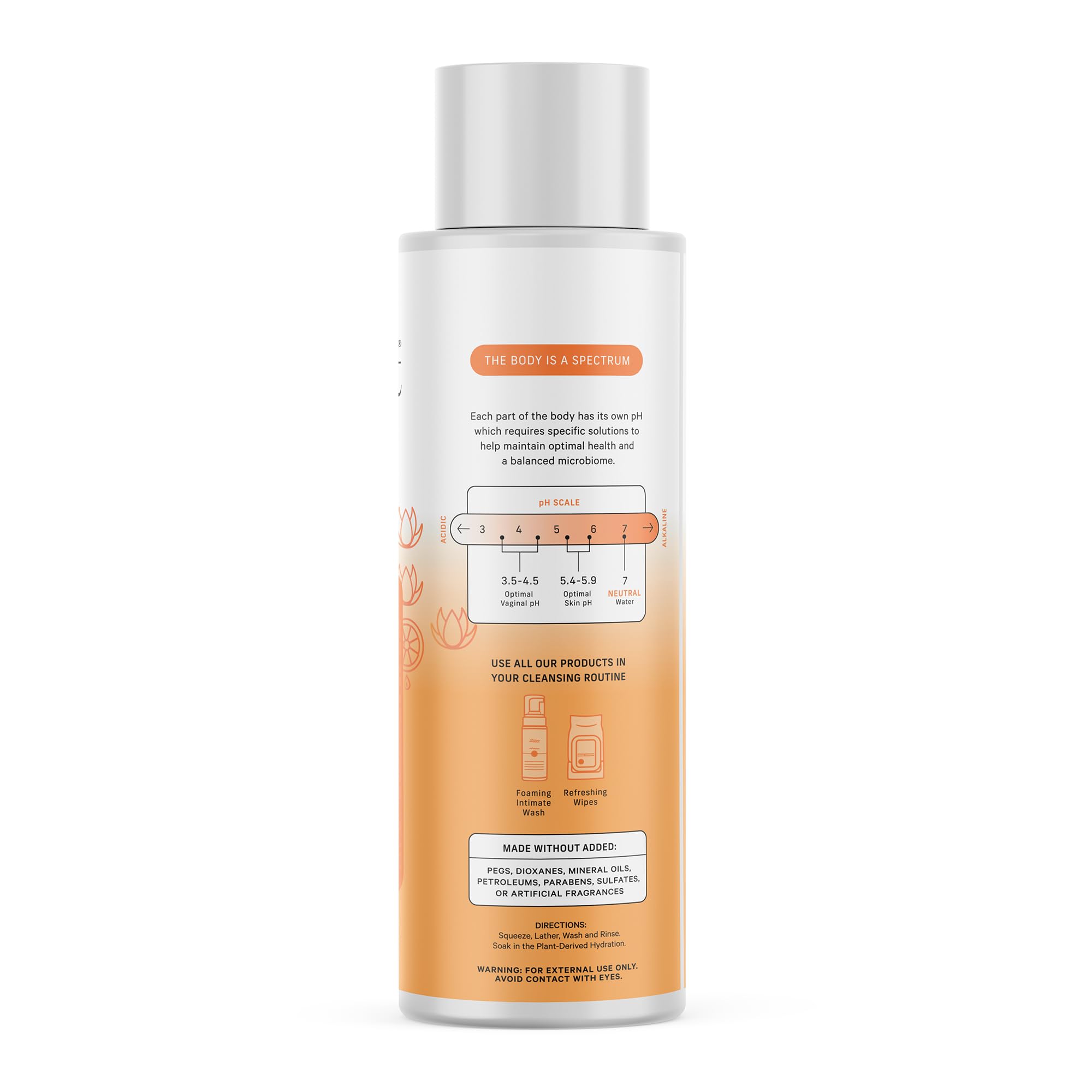 The Honey Pot Company - Hydrating Grapefruit Ylang Ylang Body Wash for Women - Moisturizing & Cleansing Shower Gel - Paraben & Sulfate Free - 15 Fl Oz - Perfect for Daily Skincare Routine & Relaxing Bath Time