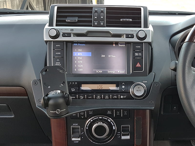 Industrial Evolution InDash Mount for Toyota Prado & Kakadu (2010-2017) - Secure Car Phone Holder for GPS Navigation & Hands-Free Calling While Driving