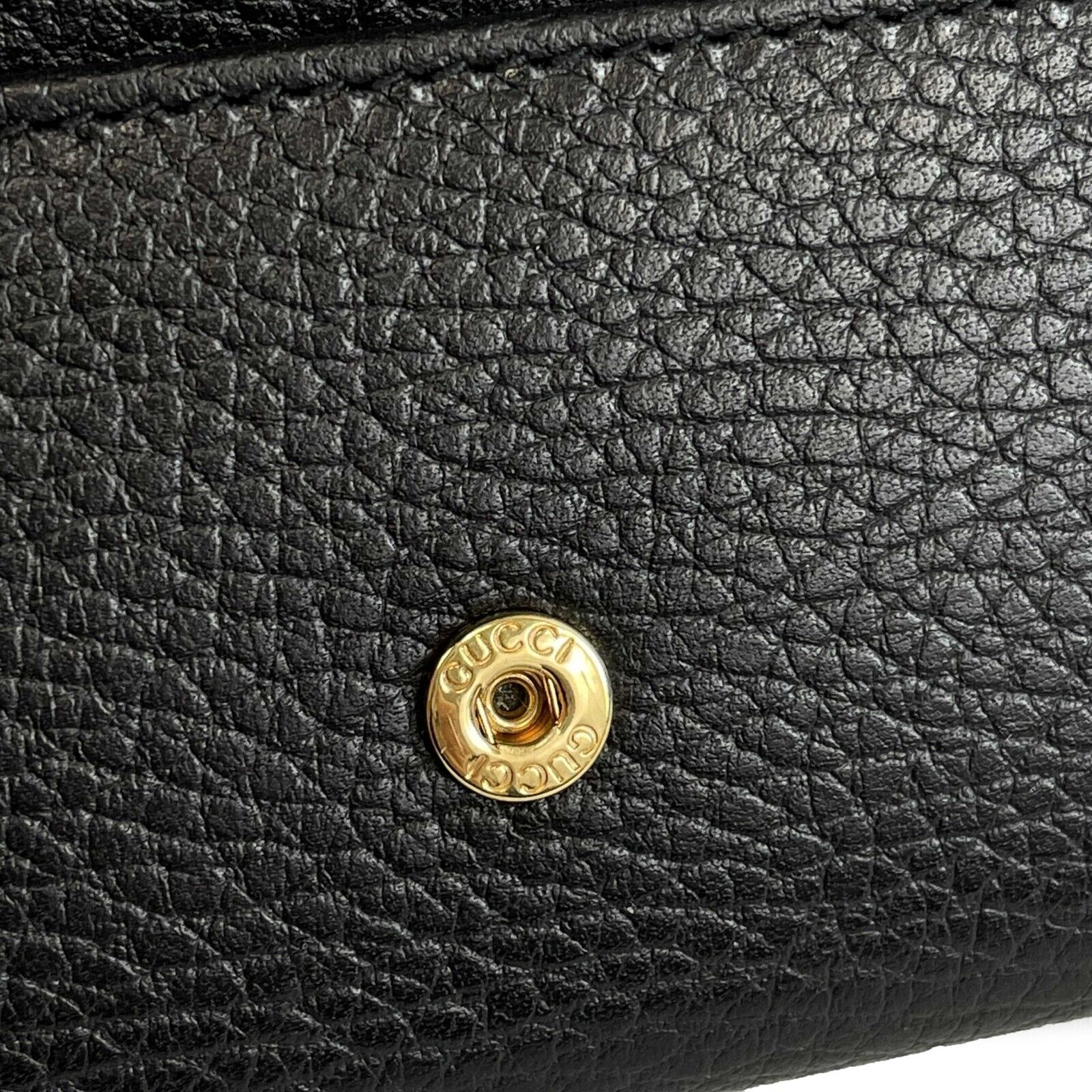 Gucci GG Marmont Black Leather Compact Folded Wallet for Women | Luxury Designer Wallet for Everyday Use & Travel Accessories