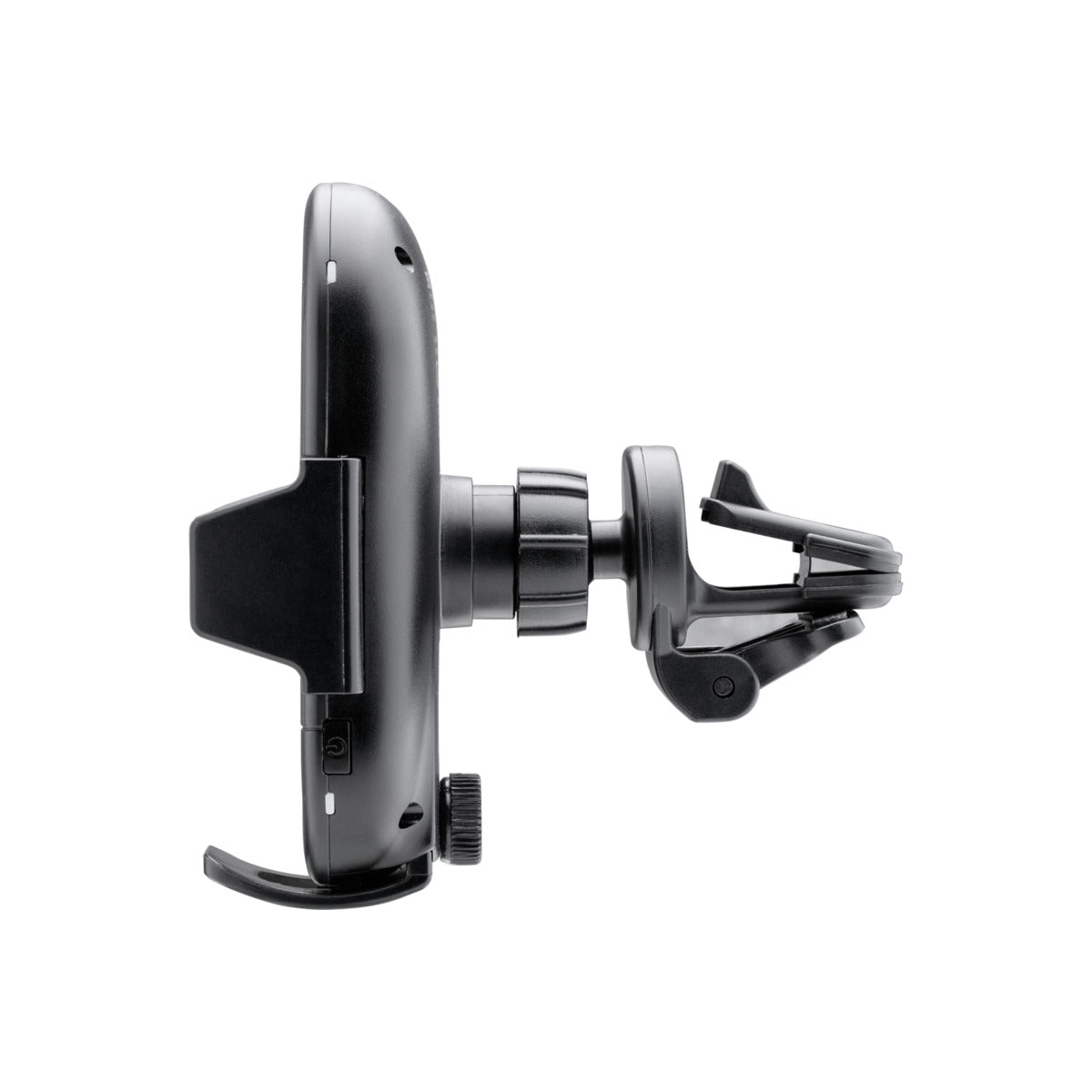 Fast Charging 15W Wireless Car Phone Mount for iPhone & Samsung - Black Vent Clip Holder for Safe & Hands-Free Driving