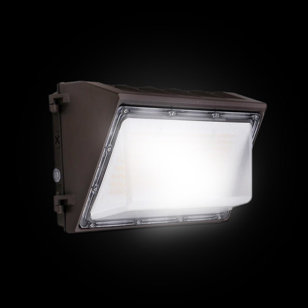 100W LED Wall Pack Light with Dusk to Dawn Photocell Sensor - 5700K Daylight White, 14900 Lumens, 120-277V AC, IP65 Waterproof, UL & DLC Certified - Perfect for Outdoor Security Lighting, Parking Lots, and Building Facades