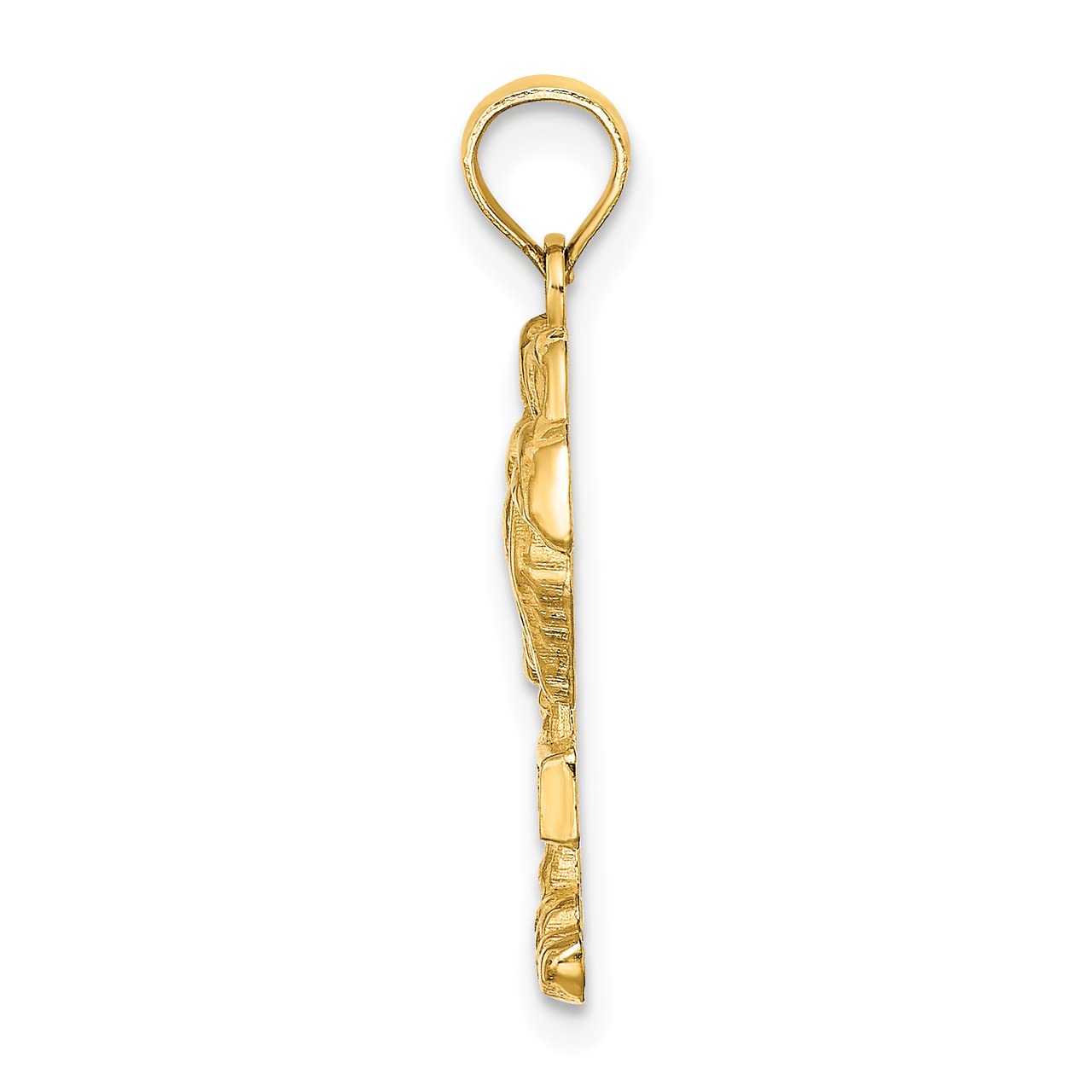 14k Yellow Gold Sanibel Palm Tree Charm by Lex & Lu - Perfect for Beach Lovers & Jewelry Collectors