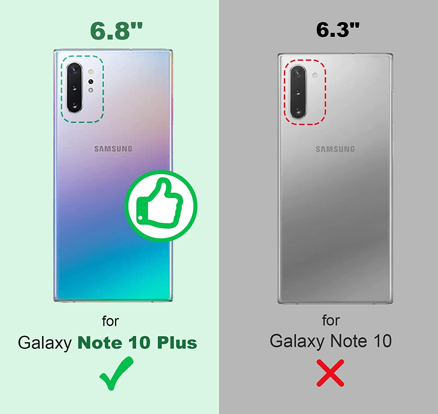 Samsung Galaxy Note 10 Plus Case with Moving Liquid Holographic Glitter - Purple Shockproof Phone Cover for Women & Men | Perfect for Daily Use, Travel & Parties
