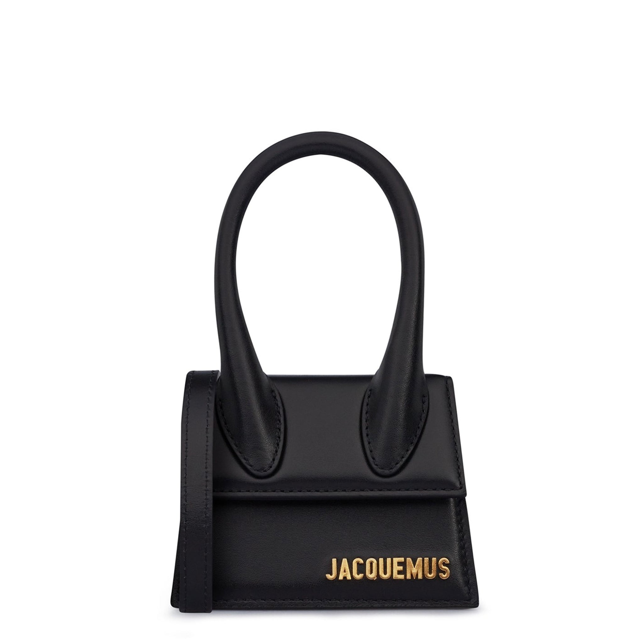 Jacquemus Le Chiquito Black Mini Leather Crossbody Bag - Stylish & Compact Purse for Women, Perfect for Evening Out, Party & Travel Accessories