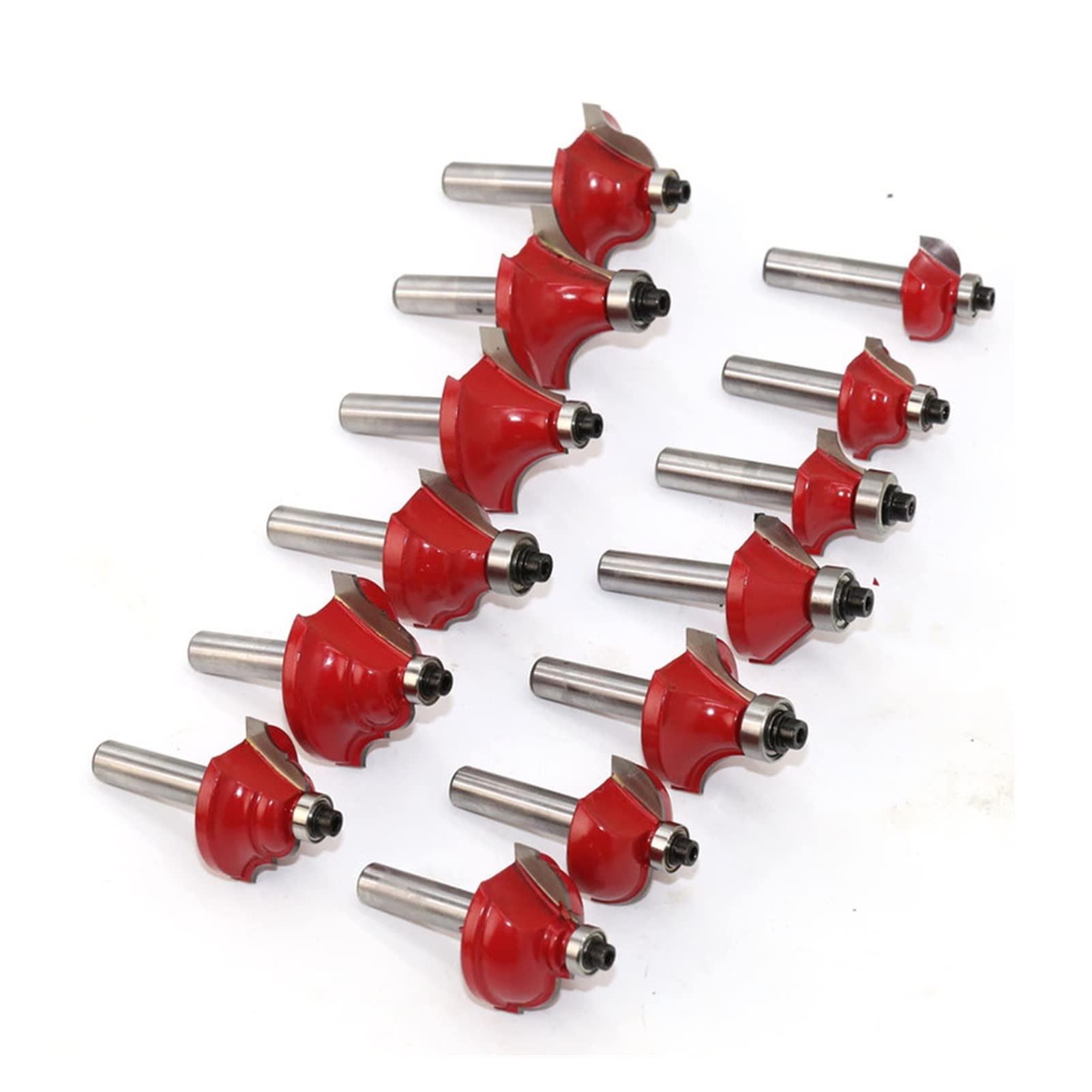 30-Piece Router Bit Set - 8mm Carbide Woodworking Bits for CNC, Engraving & Carving - Perfect for DIY Projects, Woodworking & Crafting