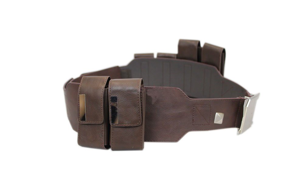 Original Captain America Adjustable Belt with Tactical Pouches Set - Cosplay, Halloween Costume Accessories for Marvel Fans & Comic Con Events