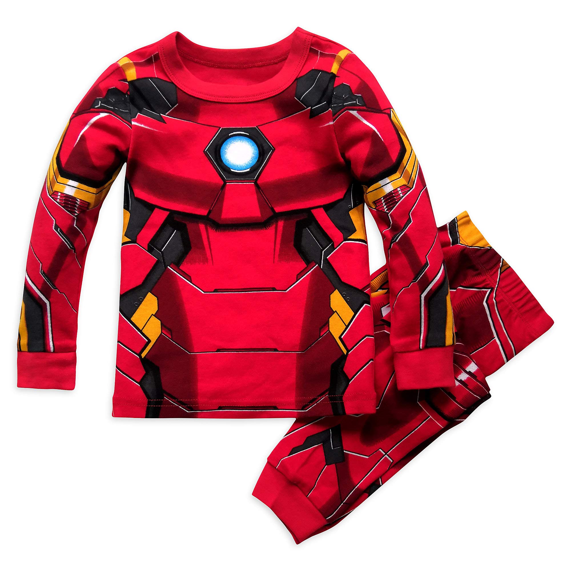 Marvel Iron Man Superhero Costume for Boys - Cotton Superhero Outfit for Kids, Halloween & Cosplay