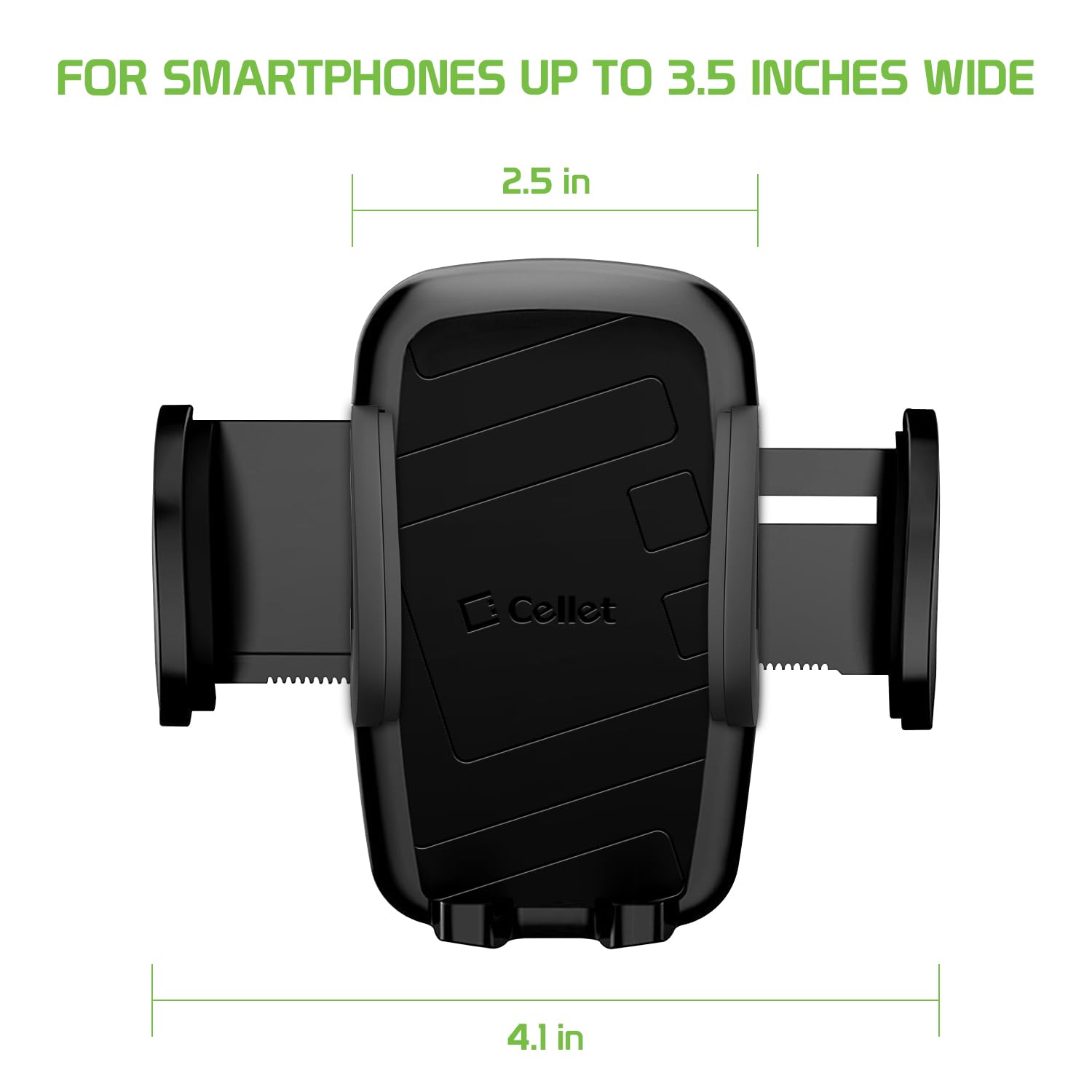 Cellet Universal CD Slot Phone Mount - 360° Rotating Car Phone Holder with Secure CD Slot Base & One-Touch Release for iPhone, Samsung, Google Pixel - Perfect for GPS Navigation, Hands-Free Calling & Road Trips