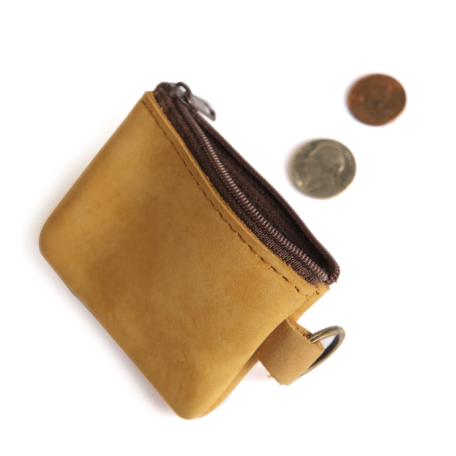 Genuine Leather Small Coin Pouch Wallet for Men & Women - Perfect for Travel, Shopping, and Everyday Use