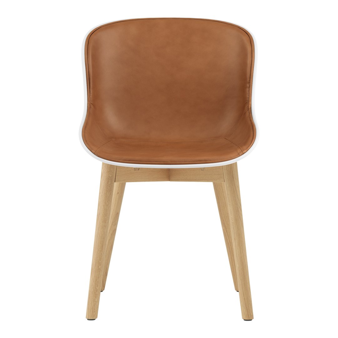 Stylish Hyg Side Chair with Wood Base & Front Upholstery - Perfect for Dining Rooms, Home Offices & Cozy Reading Nooks