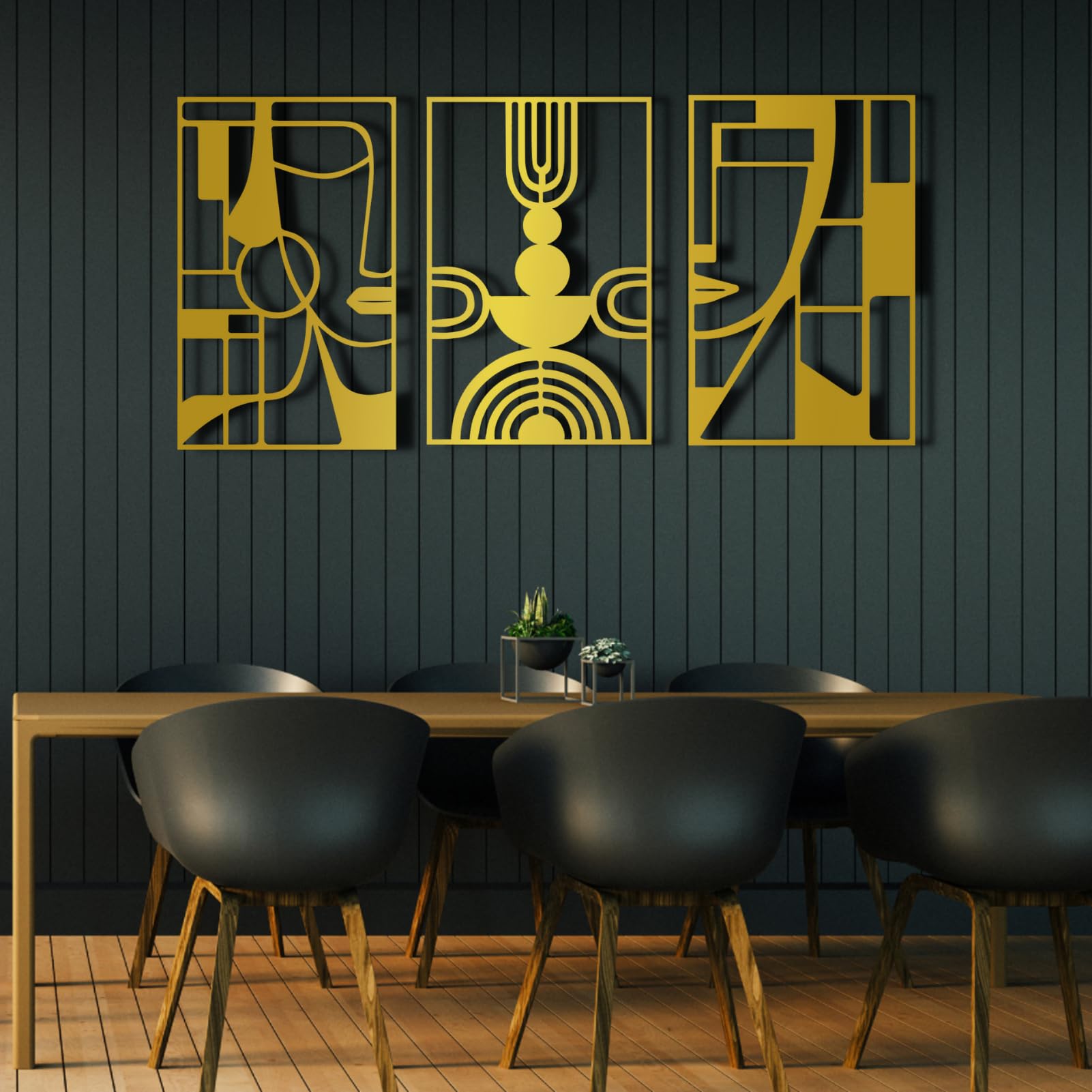 ICEWQOQU Modern Metal Wall Art - 66