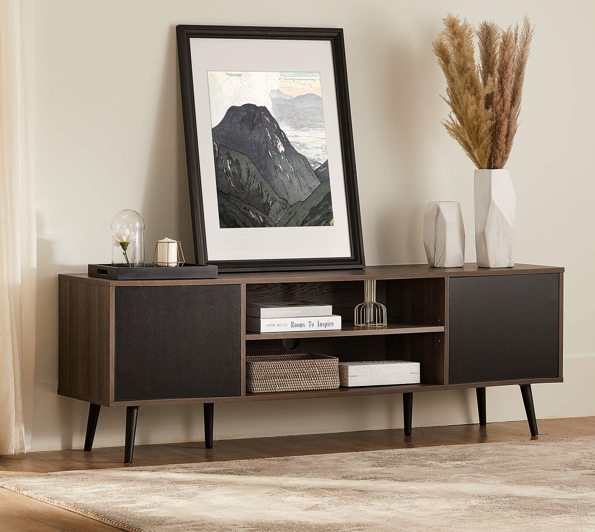Mid-Century Modern TV Stand for 65 Inch TVs - 60