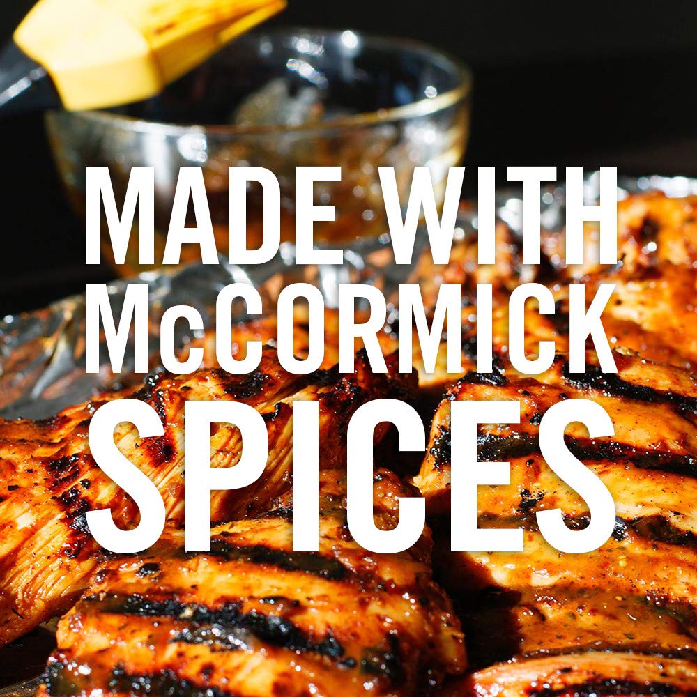 McCormick Grill Mates Brown Sugar Bourbon 30 Minute Marinade - 5 oz (Pack of 6) | Premium BBQ & Grilling Seasoning for Steak, Chicken & Pork | Perfect for Backyard Cookouts, Family Gatherings & Outdoor Parties