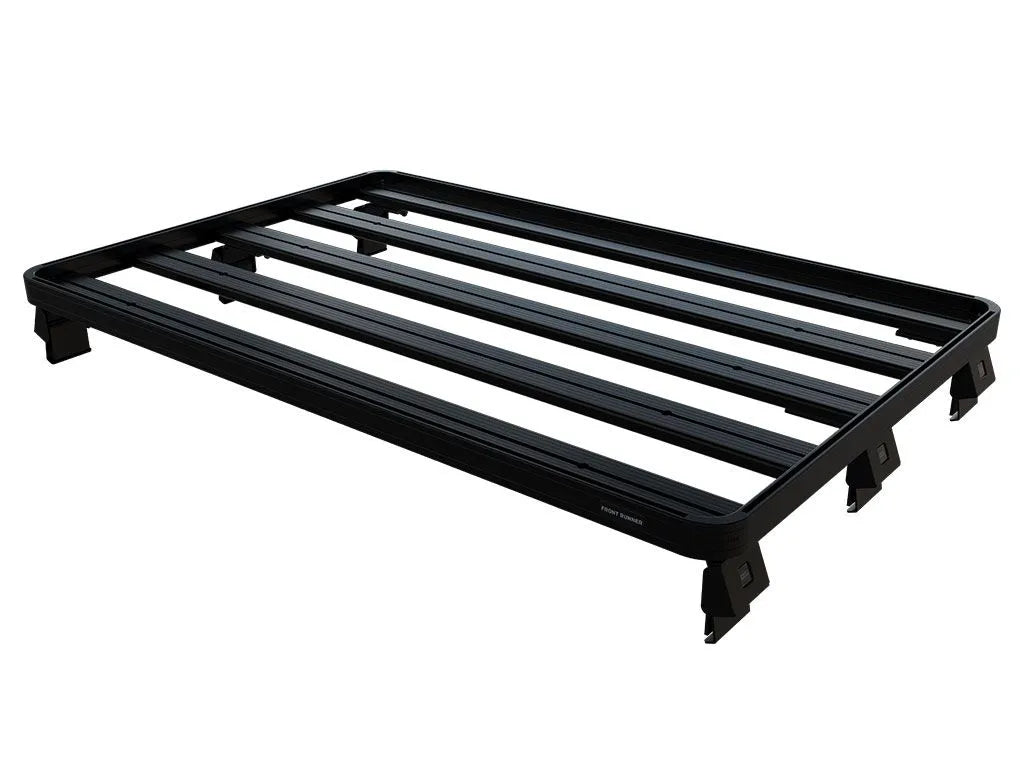 Jeep Gladiator JT Front Runner Outfitters Slimline II Roof Rack Kit - Heavy Duty Aluminum Rack System for Off-Road Adventures & Camping Gear Storage