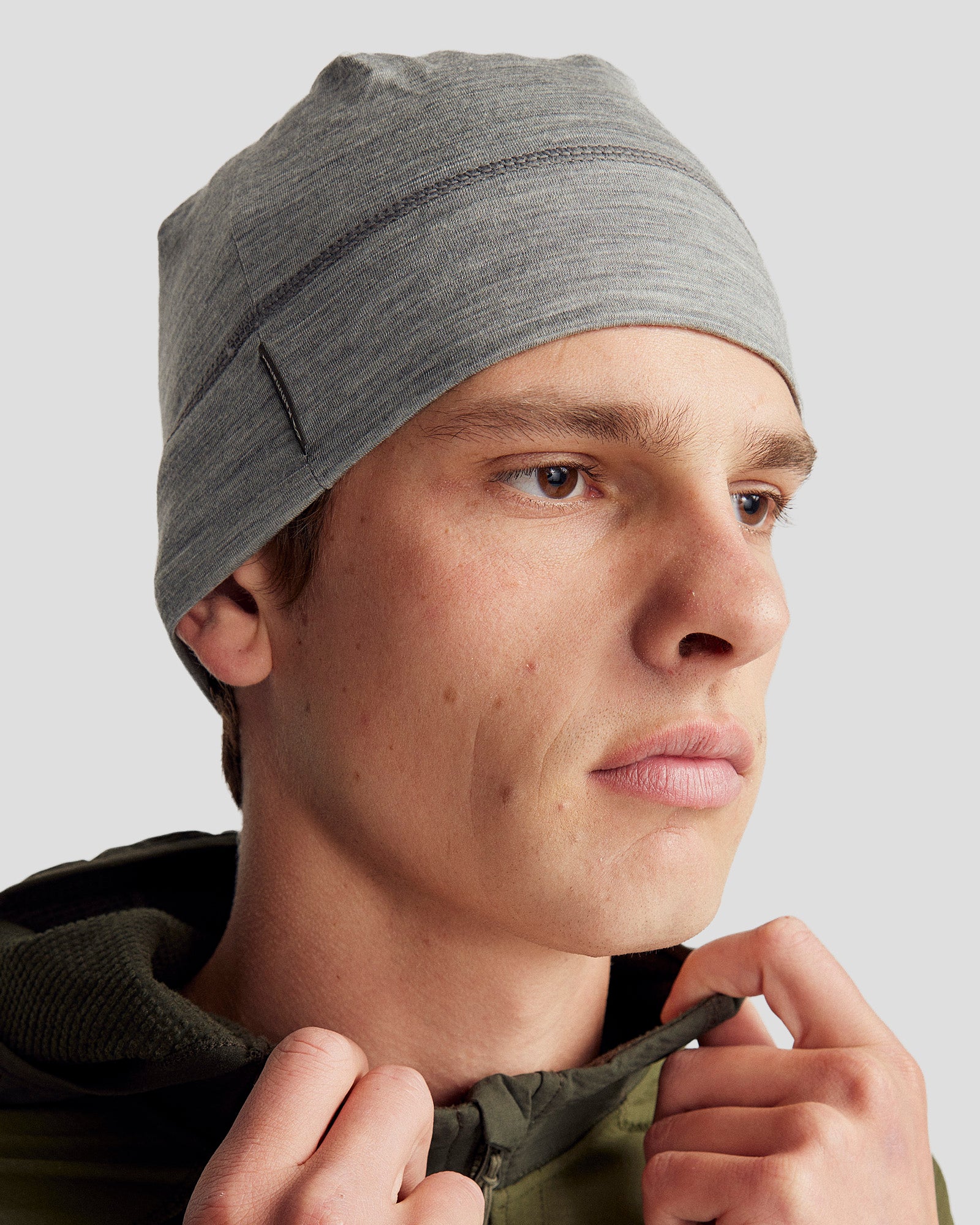 Premium Core Spun 165 Beanie - Mid Grey Marle - Soft & Warm Winter Hat for Men & Women - Perfect for Skiing, Hiking & Outdoor Activities