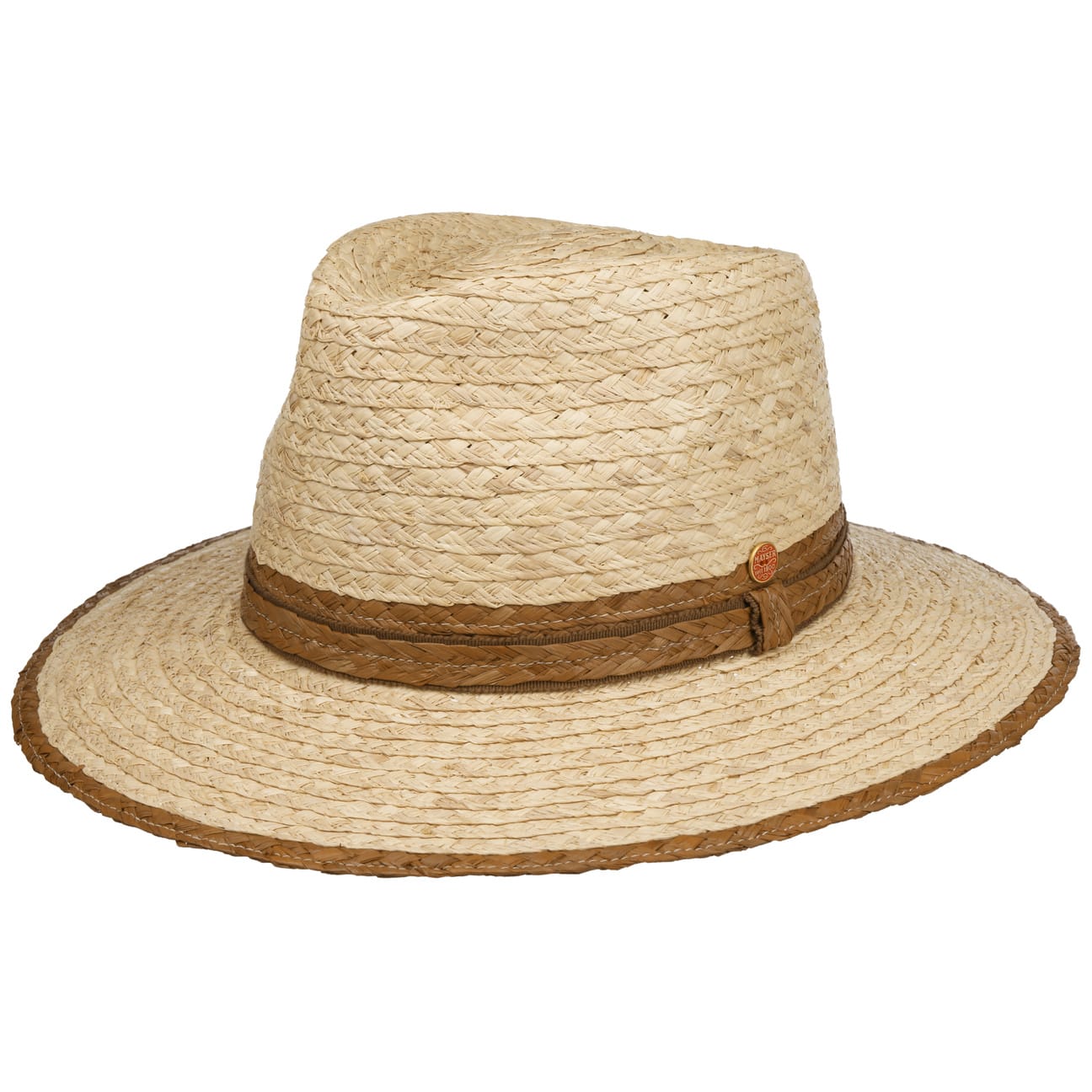 Stylish Mayser Murphy Traveller Straw Hat for Women & Men - Breathable Summer Sun Hat for Travel, Beach, and Outdoor Activities