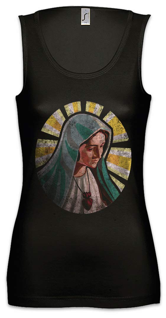 Holy Mary Women's Tank Top - Breathable Workout Shirt for Gym, Yoga & Fitness Training | Urban Backwoods Athletic Wear for Women | Perfect for Running, Cardio & Summer Outdoor Activities