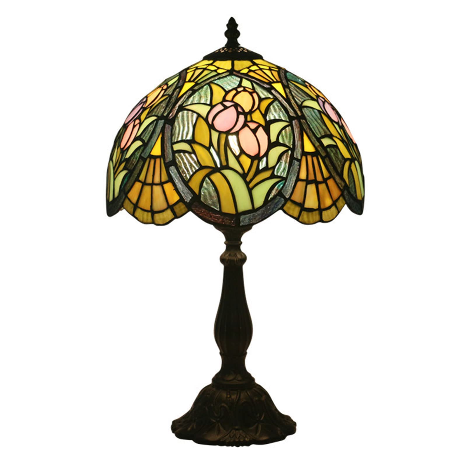 Vintage European Style Table Lamp - E27 Base Desk Lamp for Bedroom, Living Room, Dining Room & Cafe Decor | Romantic Ambient Lighting for Home & Office Workspaces