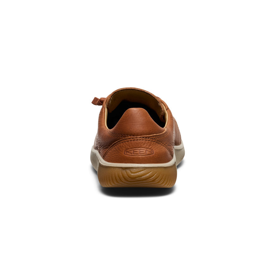 KNX Men's Leather Sneakers in Tortoise Shell & Plaza Taupe - Comfortable Casual Shoes for Walking, Work & Everyday Wear