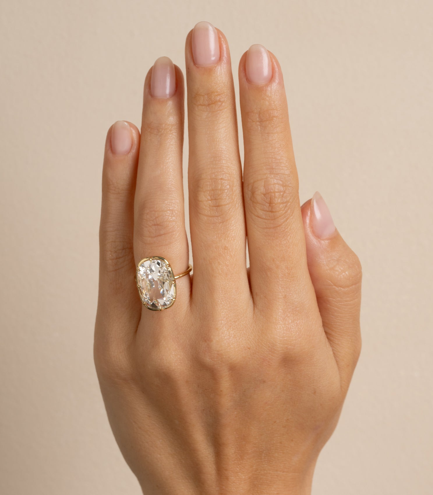 Gigi Unique Engagement Ring - Lab Grown Cushion Cut Diamond Vintage Style Ring for Women | Perfect for Proposals, Anniversaries & Special Occasions