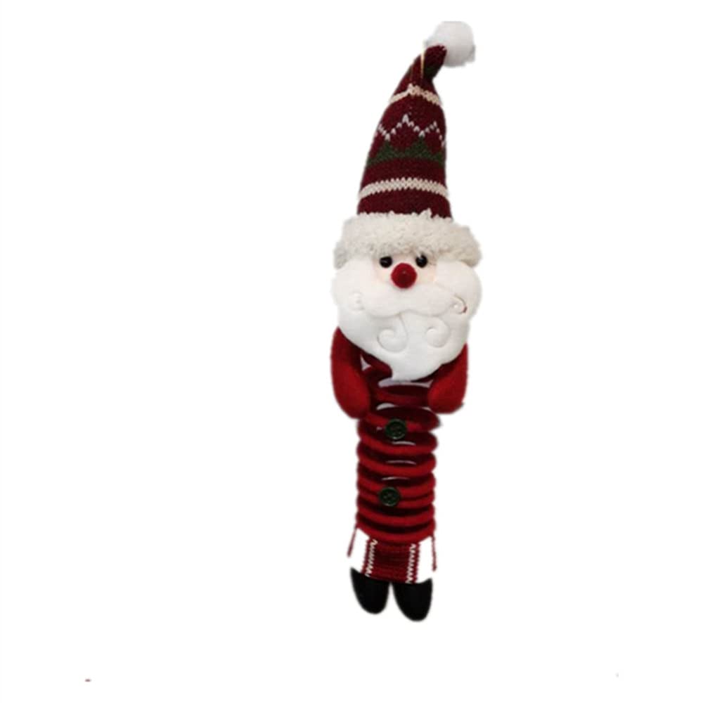 6 Pack Handmade Swedish Santa Gnomes Christmas Ornaments - Plush Santa Elf Tree Decorations with Lights for Home, Table & Holiday Decor - Perfect for Christmas Tree Hanging, Gift Exchange & Festive Party Decorations
