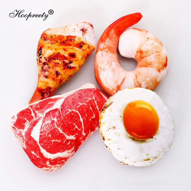 Durable Meat-Shaped Dog Chew Toys for Aggressive Chewers - Long-Lasting & Fun Playtime for Puppies & Adult Dogs - Perfect for Indoor & Outdoor Play