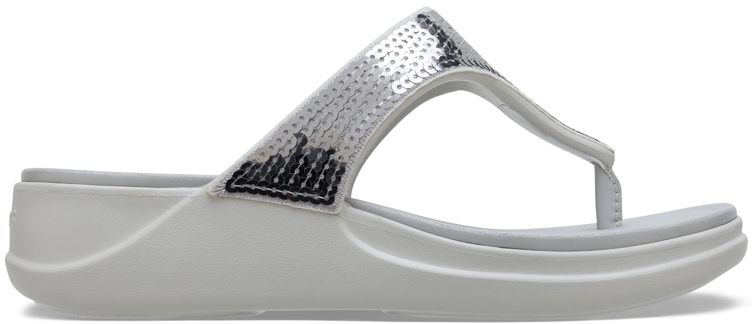 Crocs Women's Boca Wedge Flip Flops - Comfortable Platform Sandals for Beach, Pool & Summer Outfits | Lightweight & Cushioned Slides for Casual Wear