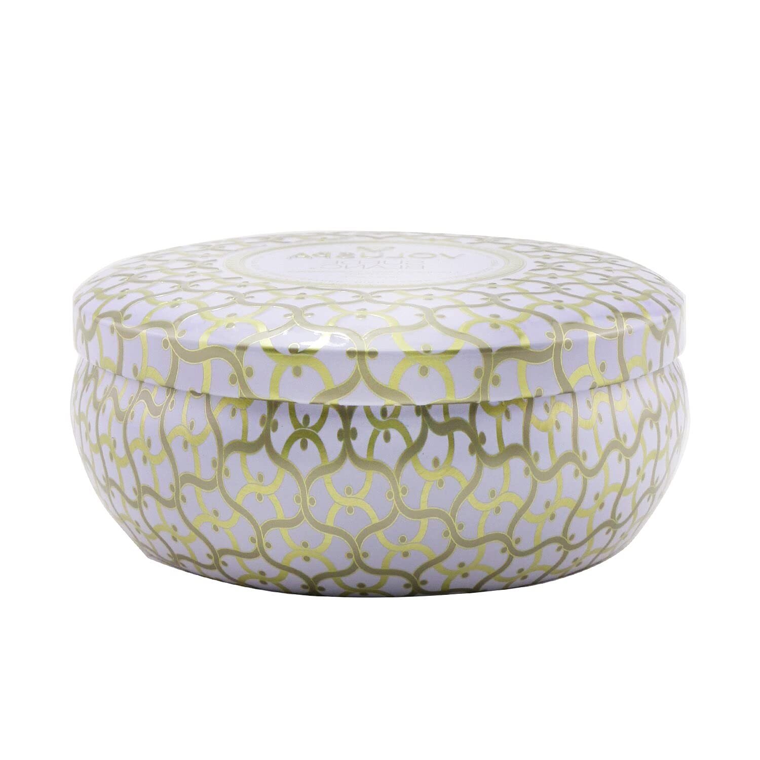 Voluspa Suede Blanc 3-Wick Coconut Wax Candle - 12 oz, 40 Hour Burn Time, Handcrafted in USA | Home Decor, Aromatherapy, Gift for Holidays & Relaxation