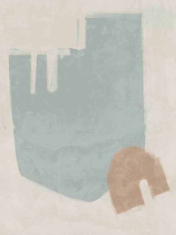 Blasé Light Blue Canvas Art Print - Modern Wall Decor for Living Room, Bedroom & Office - Perfect for Home & Office Decor