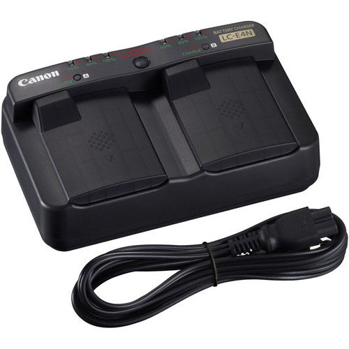 Canon LC-E4N Battery Charger for EOS 5D Mark IV, 6D, 7D, 80D - Fast Charging & LED Indicator - Perfect for Travel, Photography & Professional Use