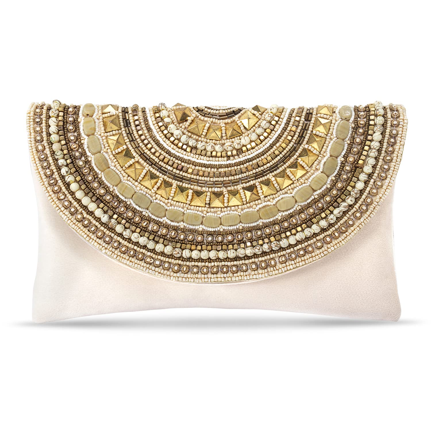 Handmade Indian Clutch Purse for Women - Elegant Wedding Evening Bag, Bridal Party Clutch Gift - Perfect for Weddings, Parties & Special Occasions